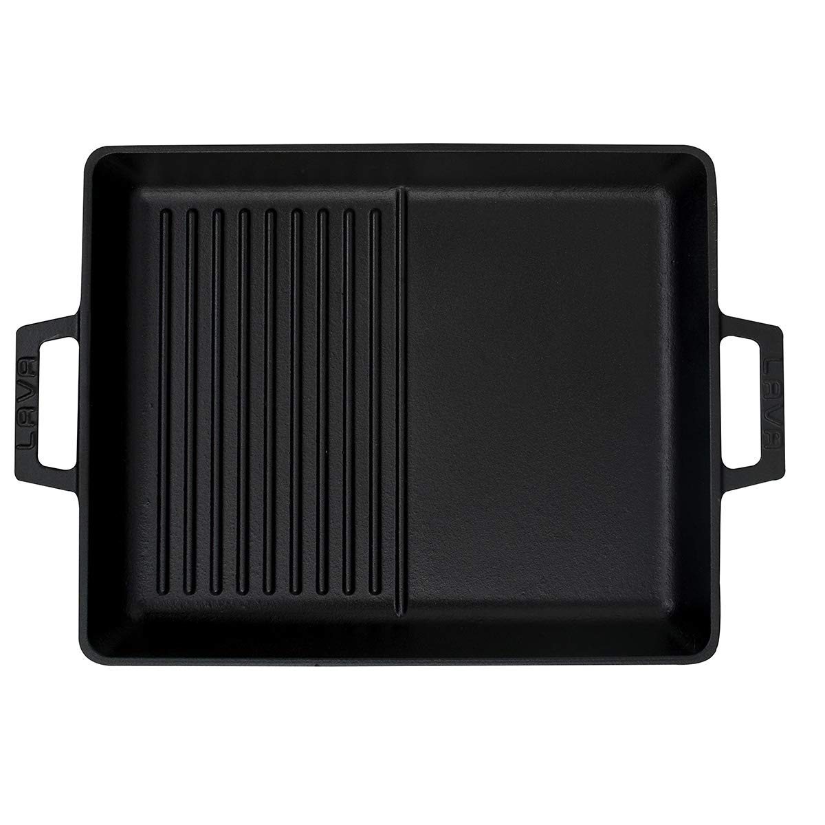Lava ECO Duopan Grillpfanne 32x26 cm Gusseisen