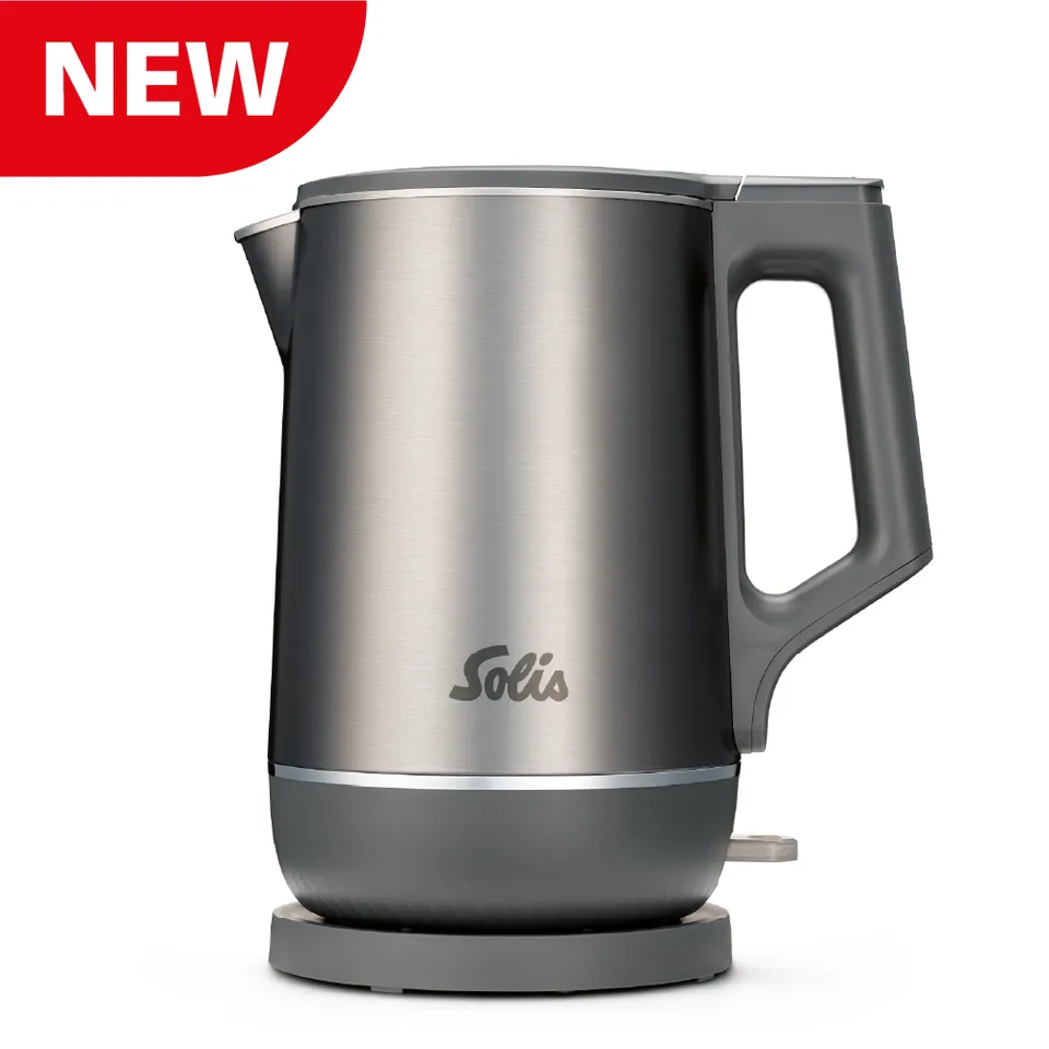 Solis Eco Boil Kettle Wasserkocher Doppelwand Edelstahl