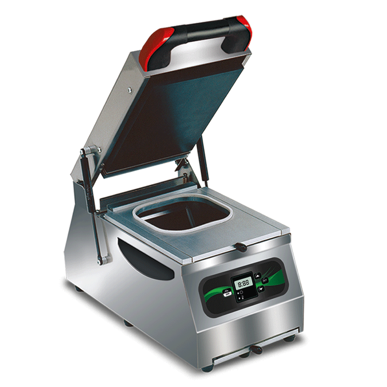 Lavezzini Thermosealer SV 300 Schalensiegelgerät Edelstahl