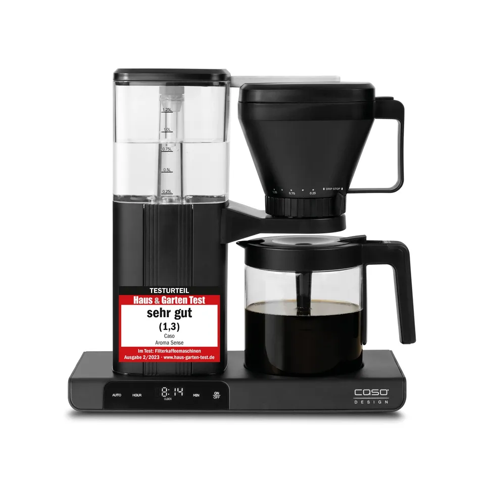 Caso Aroma Sense Kaffeemaschine Permanentfilter Edelstahl