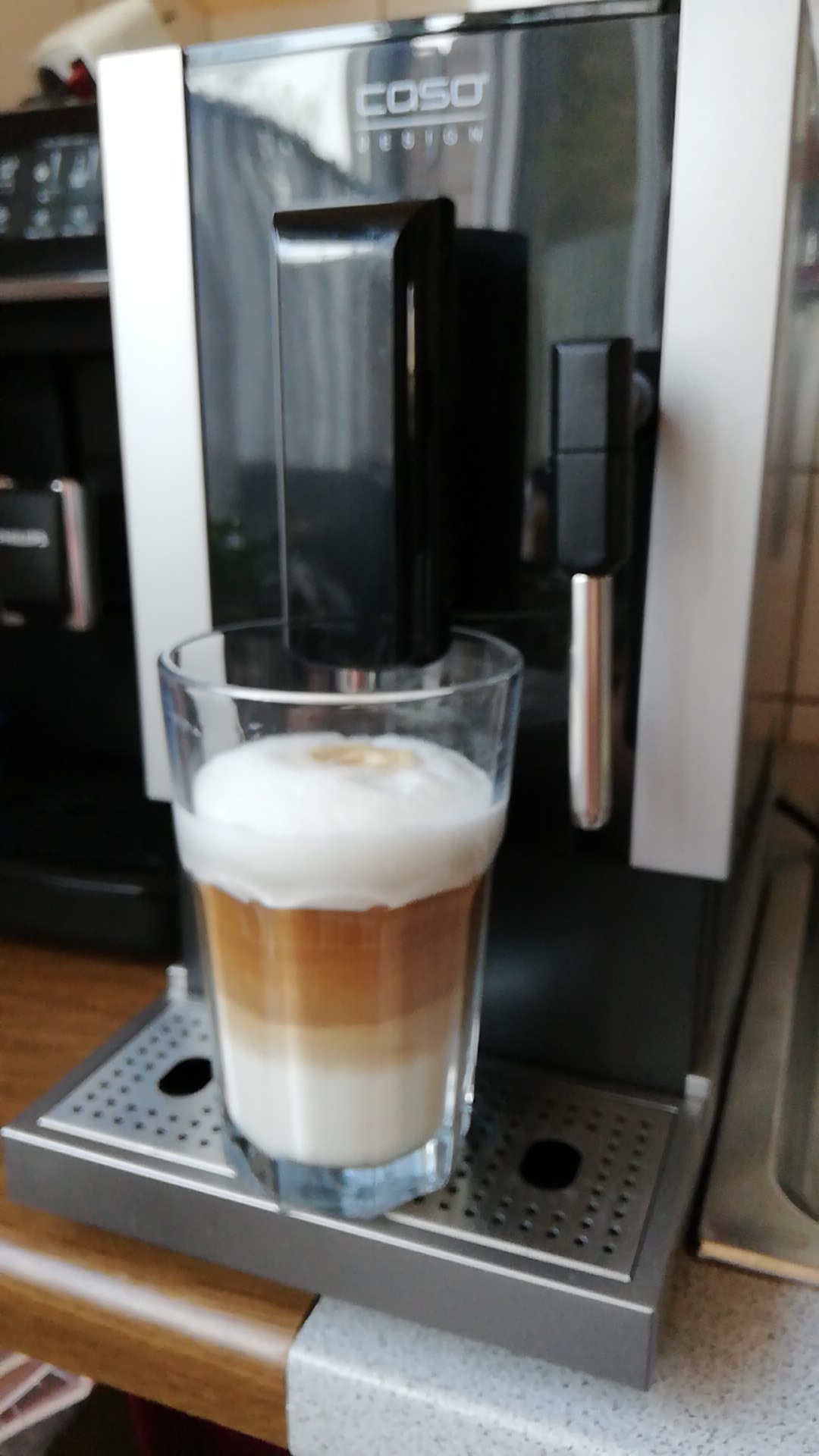 Caso Café Crema One Kaffeevollautomat Edelstahl 160 g