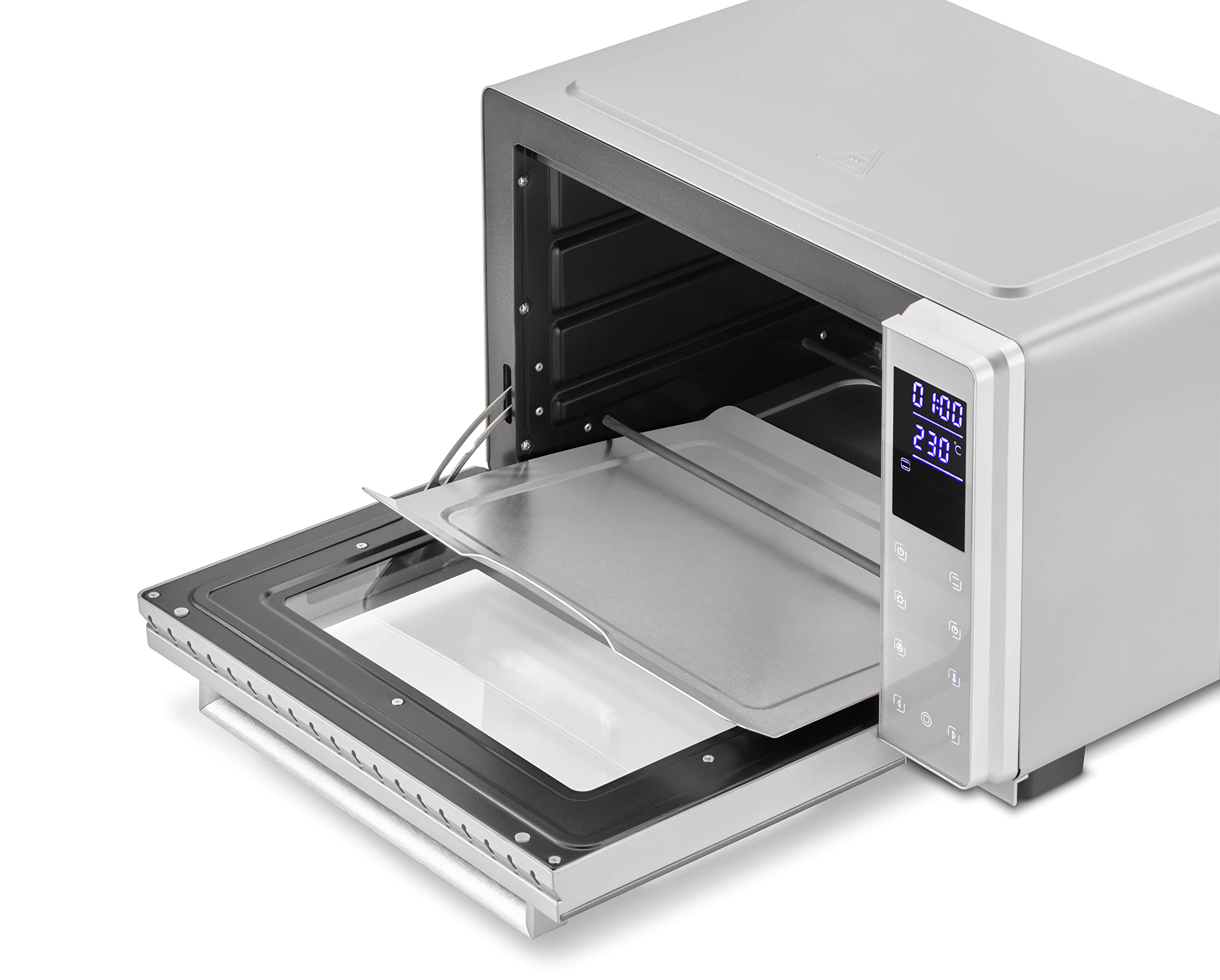 CASO Bake & Style 26 Touch Mini-Backofen 30cm Pizzastein