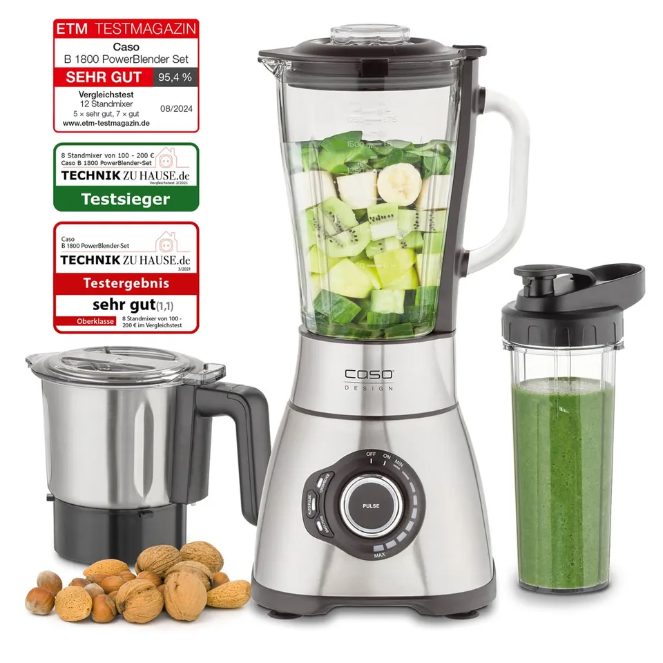 Caso B 1800 PowerBlender Standmixer Set 1,75 L 1800 W
