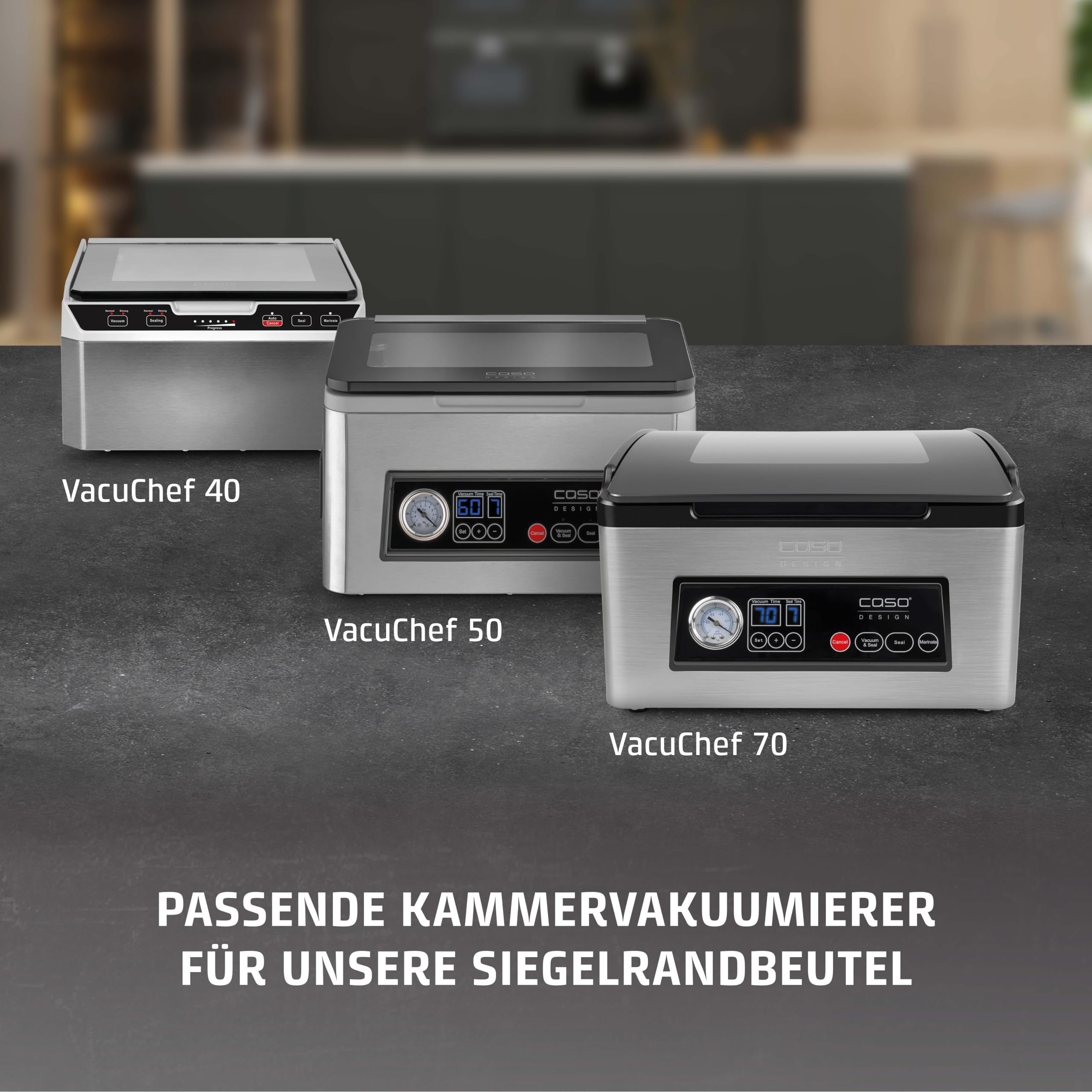 Caso Siegelrandbeutel 25x35 cm 100 Stück 90 µm