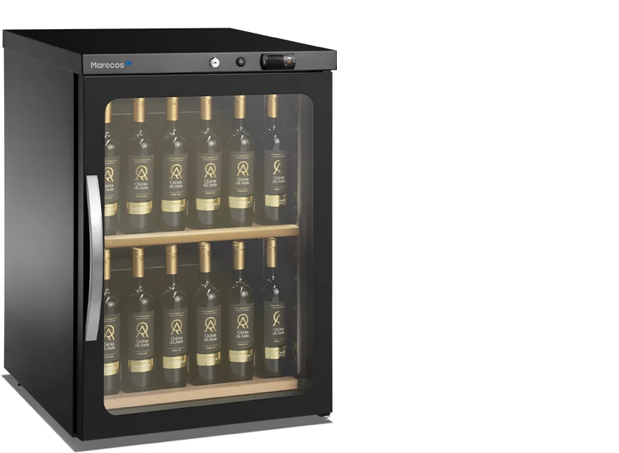 Marecos CV 150 PV Weinkühlschrank Glastür 52 Flaschen