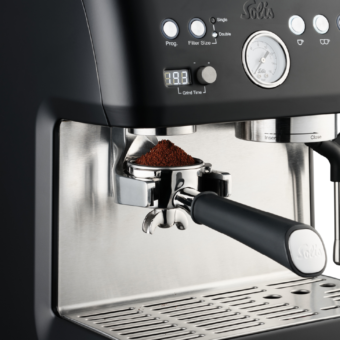 Solis Grind & Infuse Perfetta 1019 Siebträger Schwarz Mahlwerk