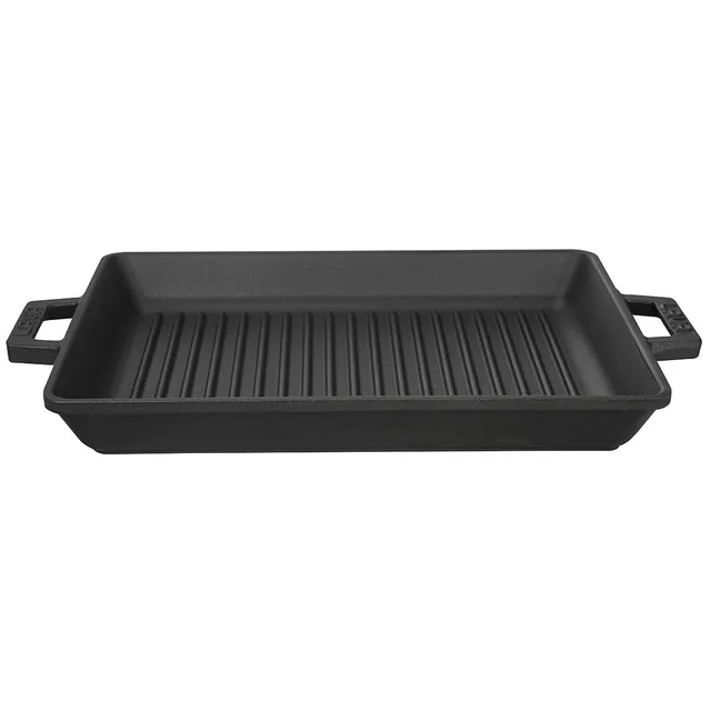 Lava Signature Grillpfanne 26x32 cm Schwarz Gusseisen