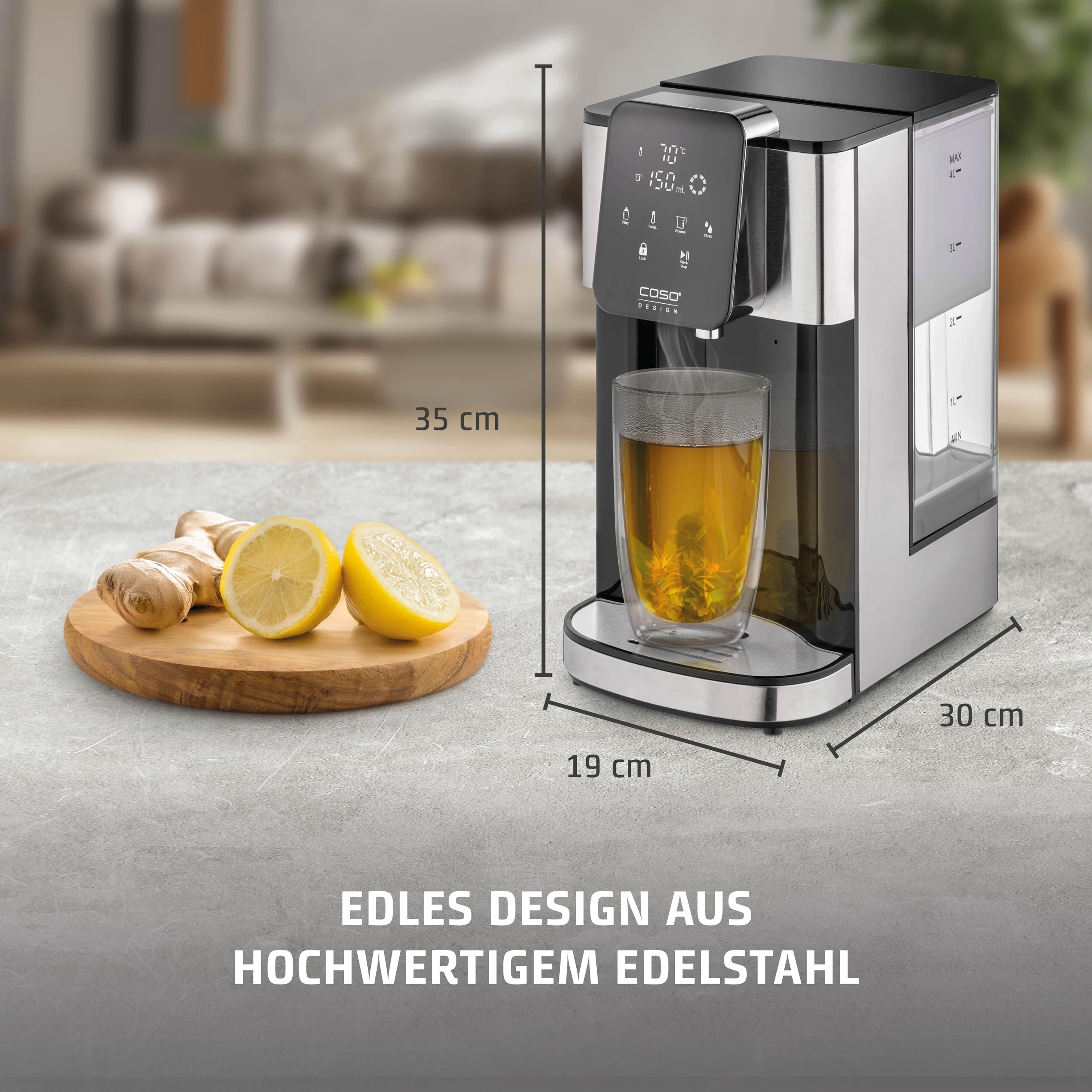 Caso HW 1660 Heißwasserspender 4 l 2600 W