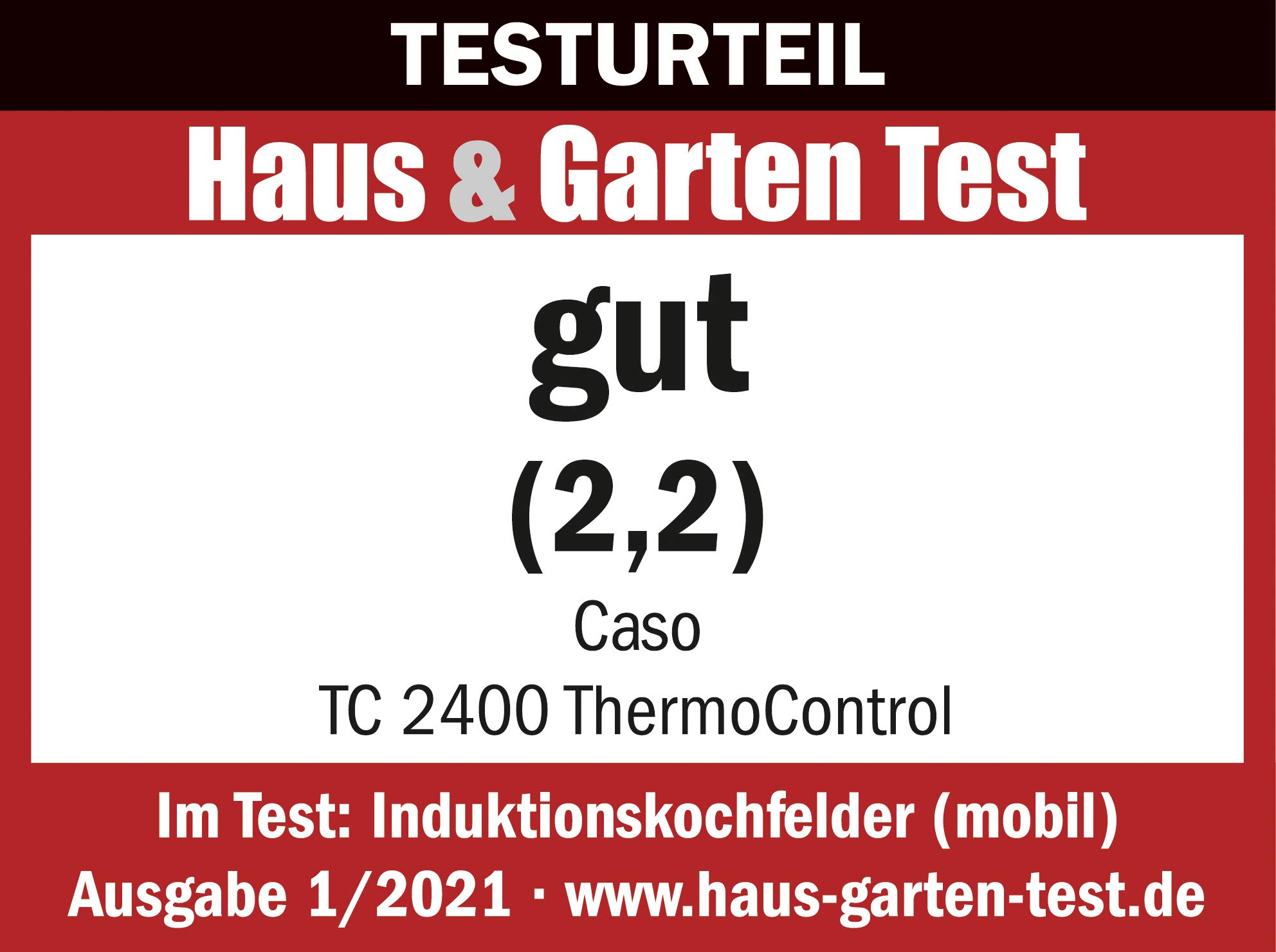 Caso Induction hobs TC2400 Induktionskochfeld 2400W Sous Vide