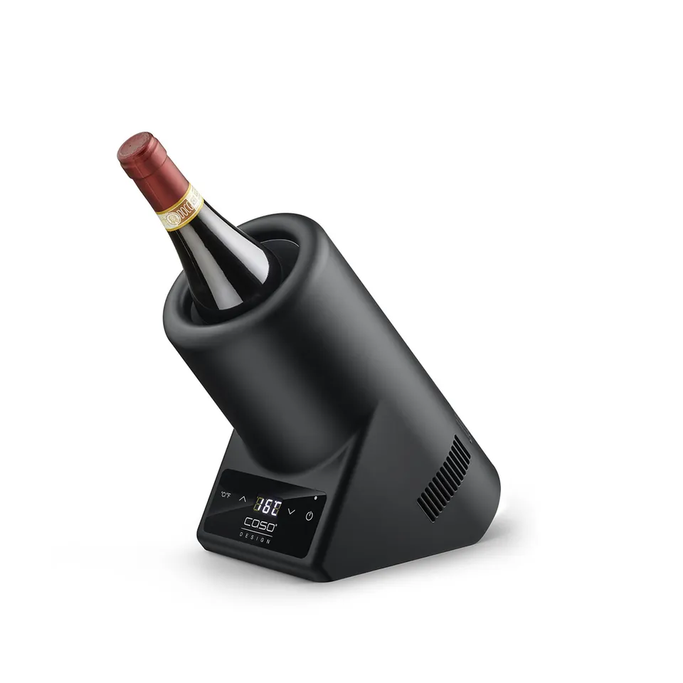 Caso VinoCase Black Weinkühler 1 Flasche 5-18°C Touch