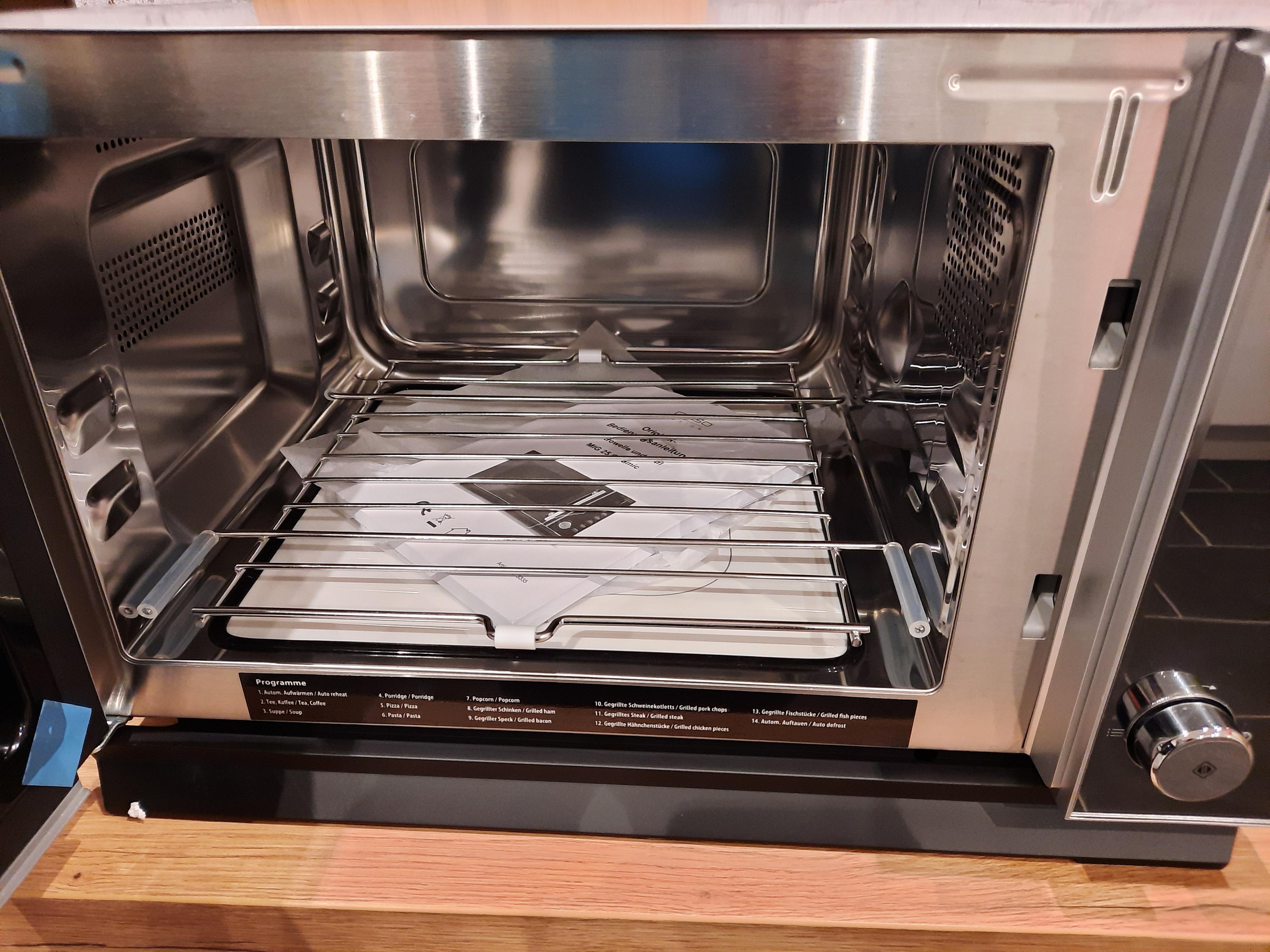 Caso MIG25 Ceramic Mikrowelle mit Grill 25 L 900 Watt