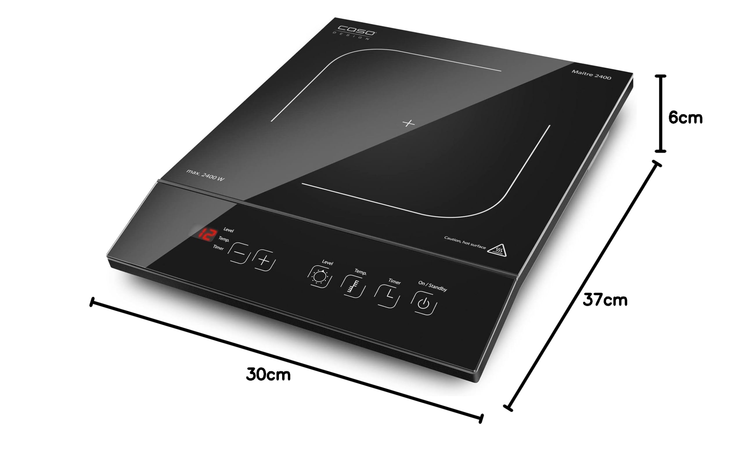 CASO Maitre 2400 Induktionskochplatte mobil 2400 Watt