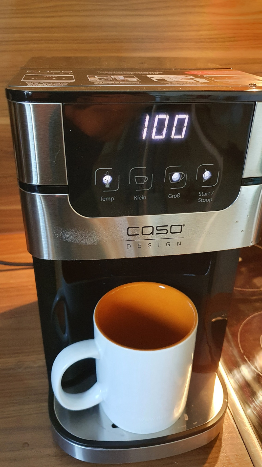 Caso PerfectCup 1000 Pro Heißwasserspender 4 Liter Edelstahl