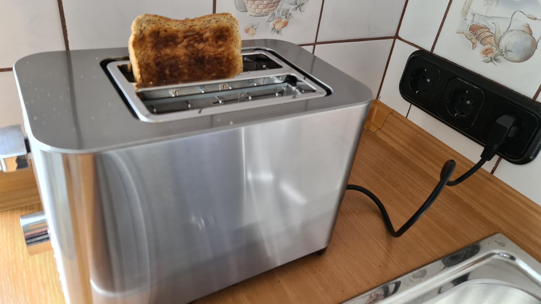 Caso Selection T2 Toaster Edelstahl 2 Scheiben 7 Stufen