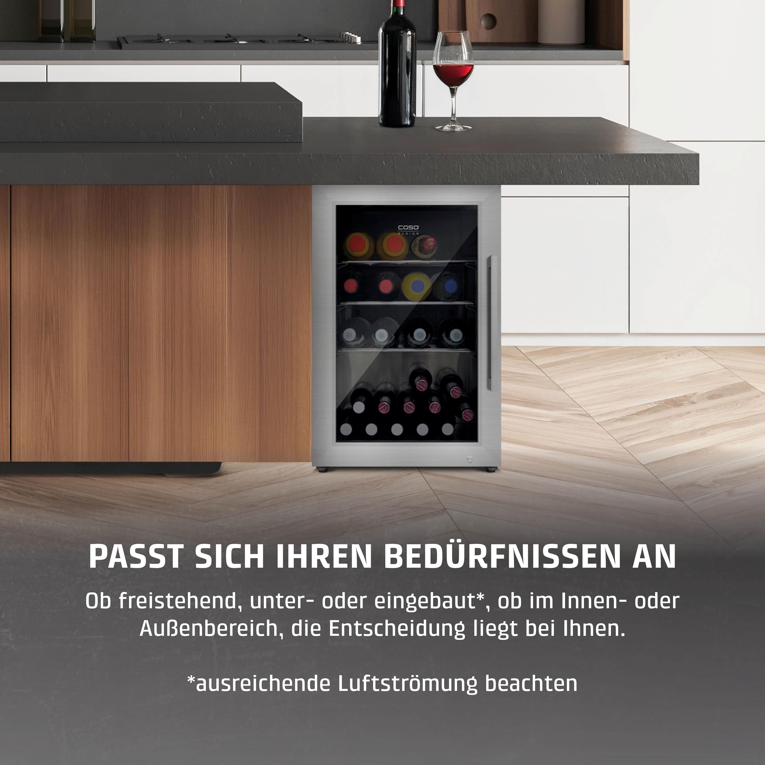 Caso BBQ Cooler S-L Kühlschrank 63L Tür links IPX4