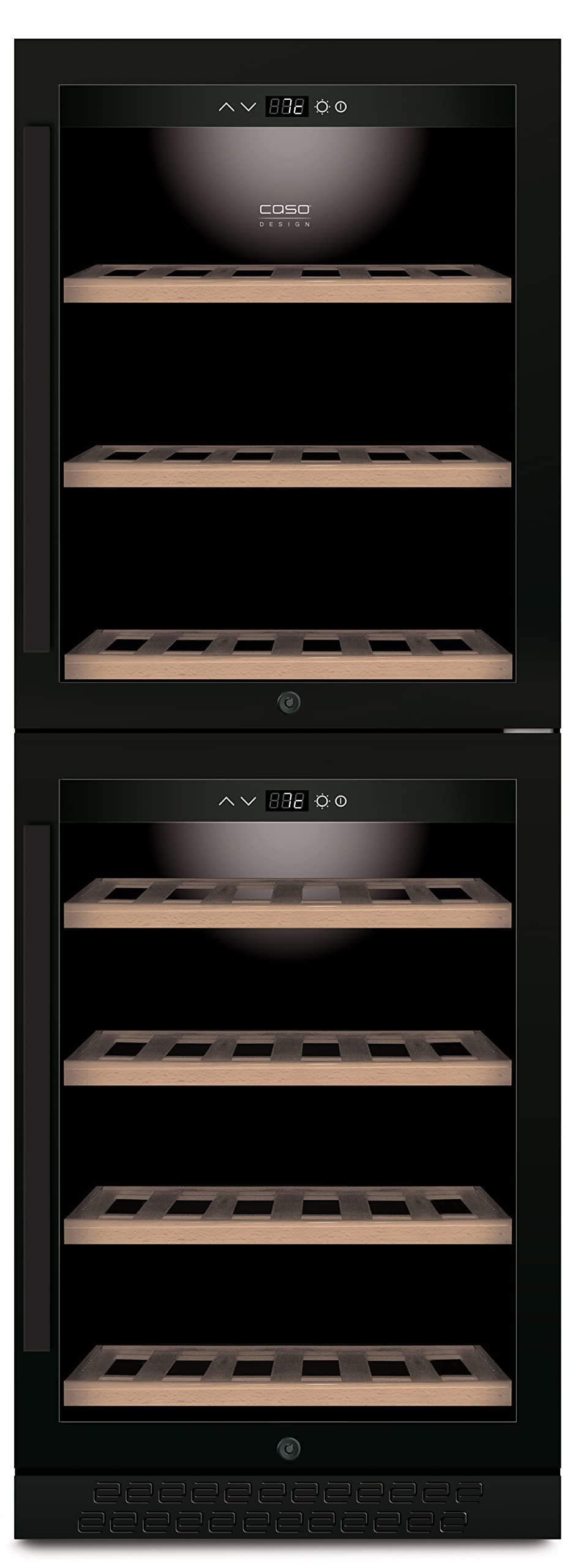 Caso WineChef Pro 126 Weinkühlschrank 126 Flaschen schwarz