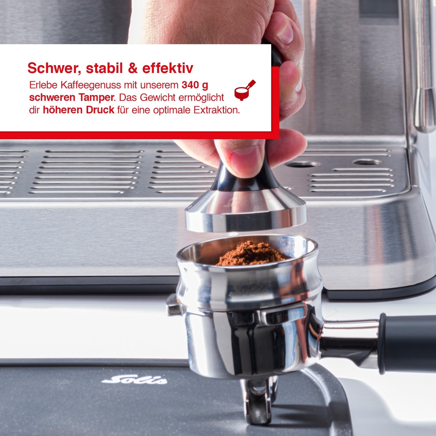 Solis Barista Perfetta Plus Tamper 51 mm Espresso