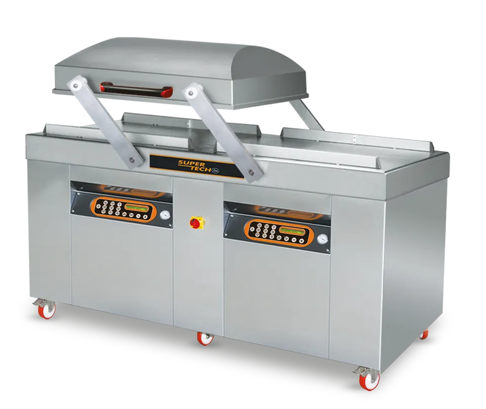 Lavezzini Supermega Industrie Vakuumierer Edelstahl Großformat