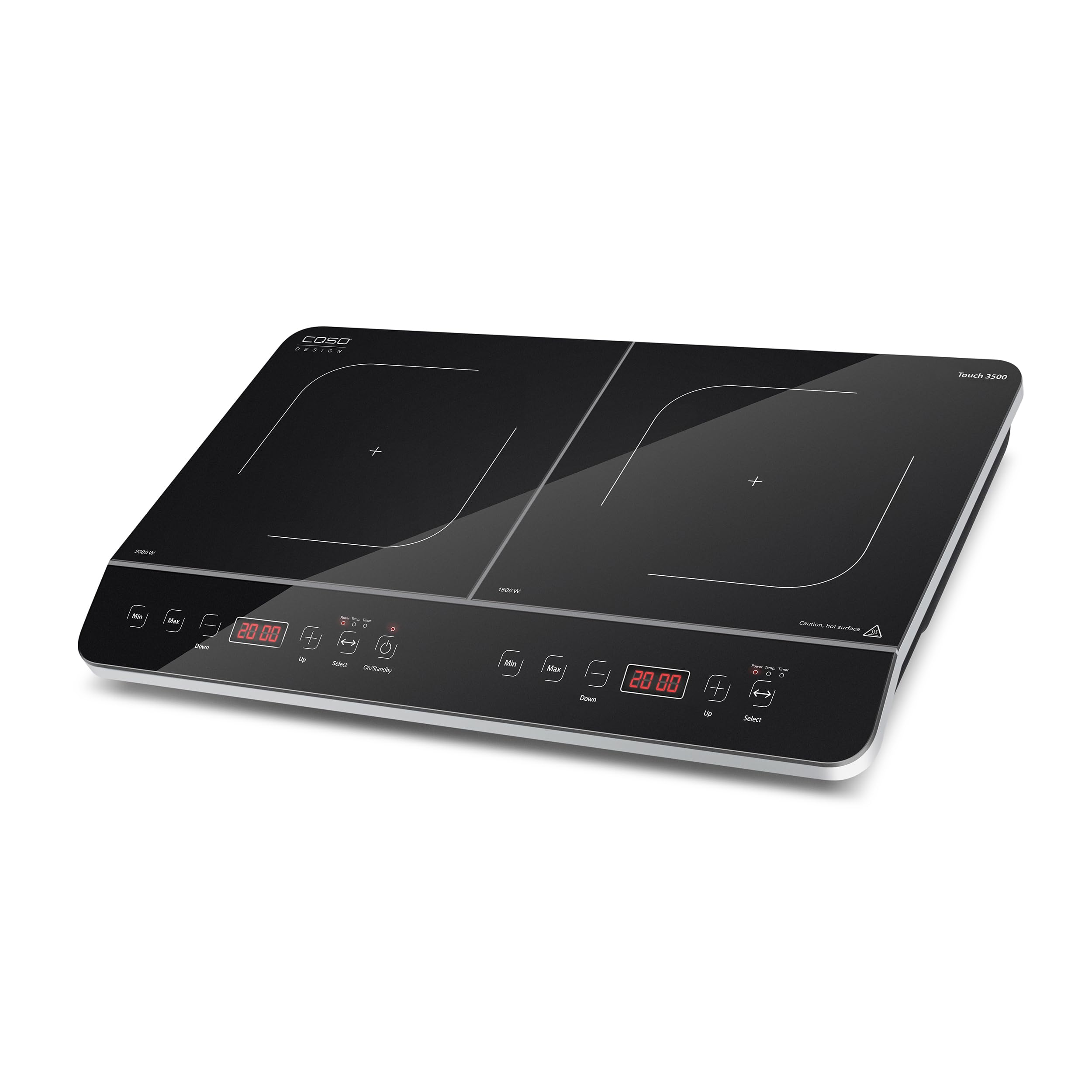 Caso Touch 2000 Einzelinduktionskochfeld 2000W Glaskeramik