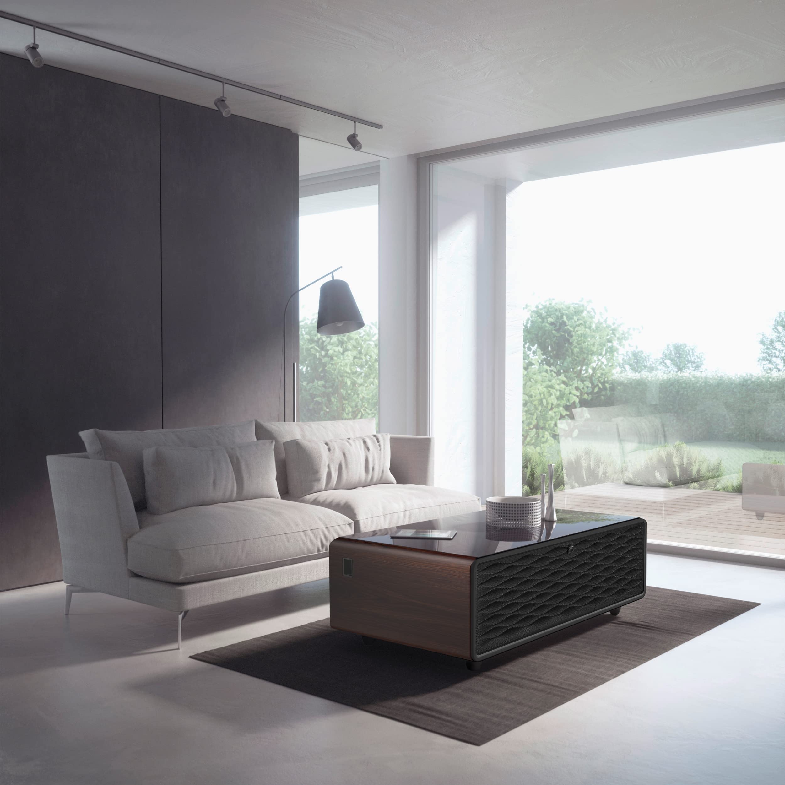 Caso Sound & Cool Wood Kühltisch Wood 135 l Bluetooth