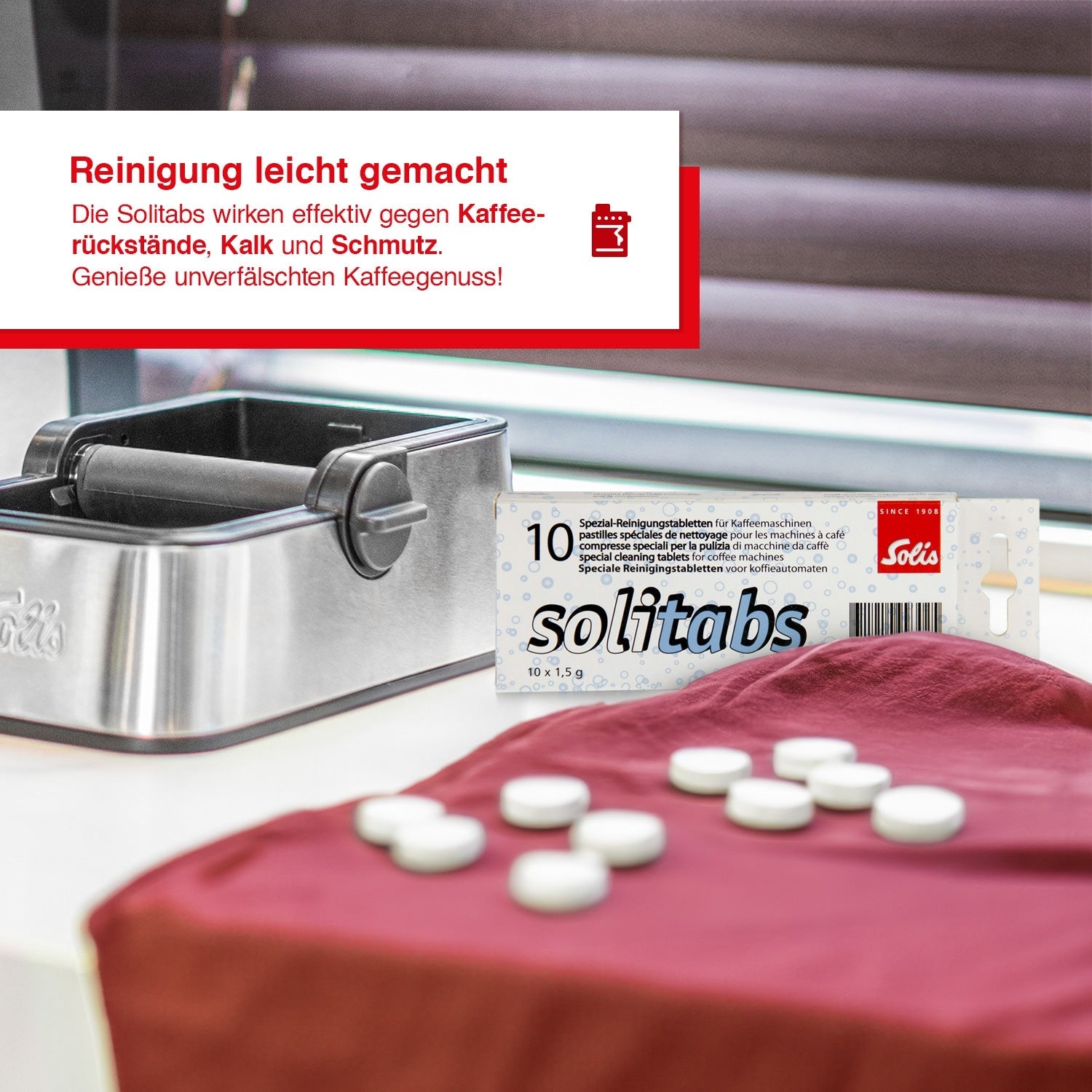 Solis Solitabs Reinigungstabletten 10 Stück Barista