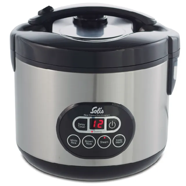 Solis Rice Cooker Duo Program Reiskocher 1,2L Dampfgarer