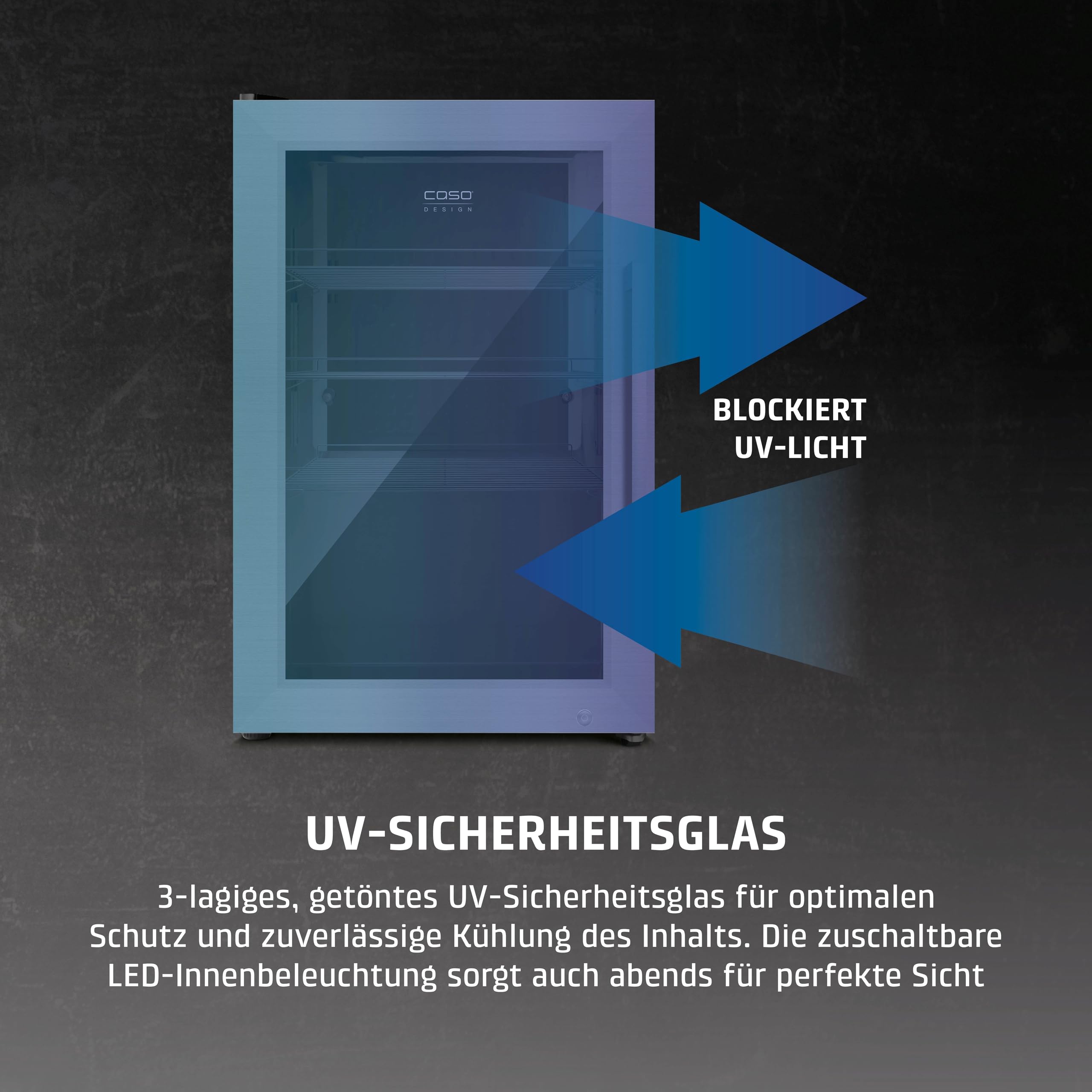 Caso BBQ Cooler S-L Kühlschrank 63L Tür links IPX4