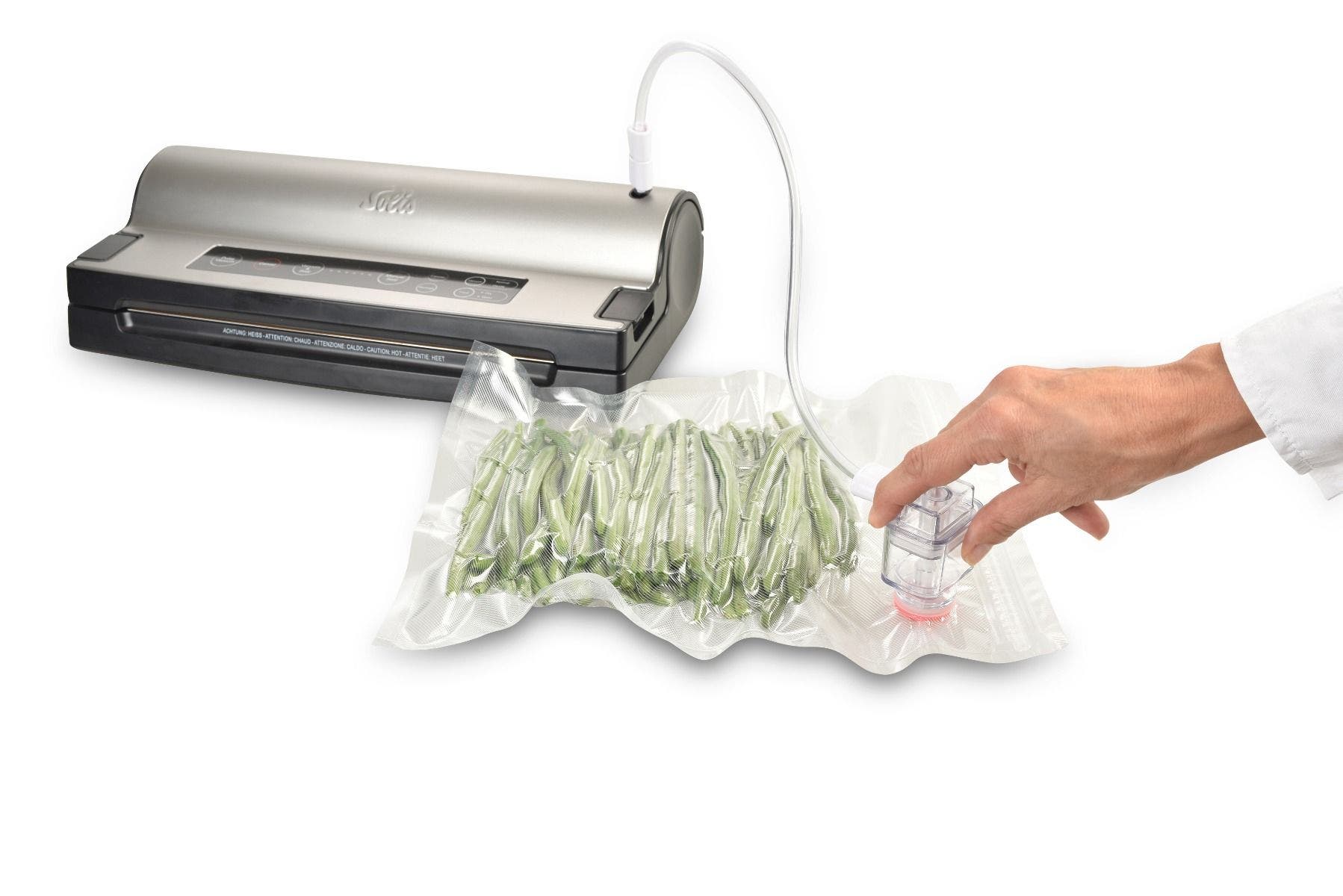Solis Vac Prestige Zip-Vakuumbeutel Starter-Set 5tlg wiederverwendbar