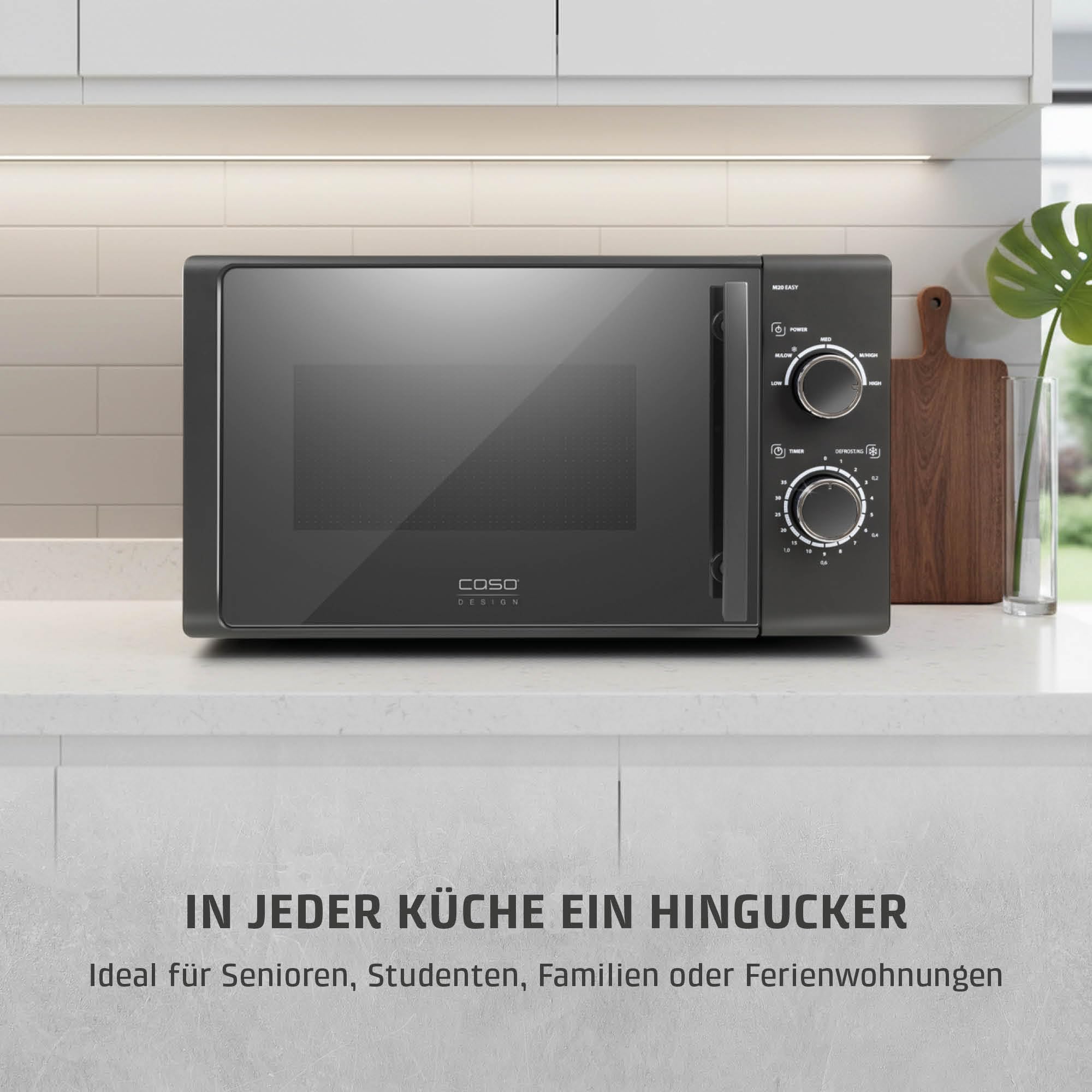 CASO M 20 EASY Mikrowelle 20 L 700 W Drehteller