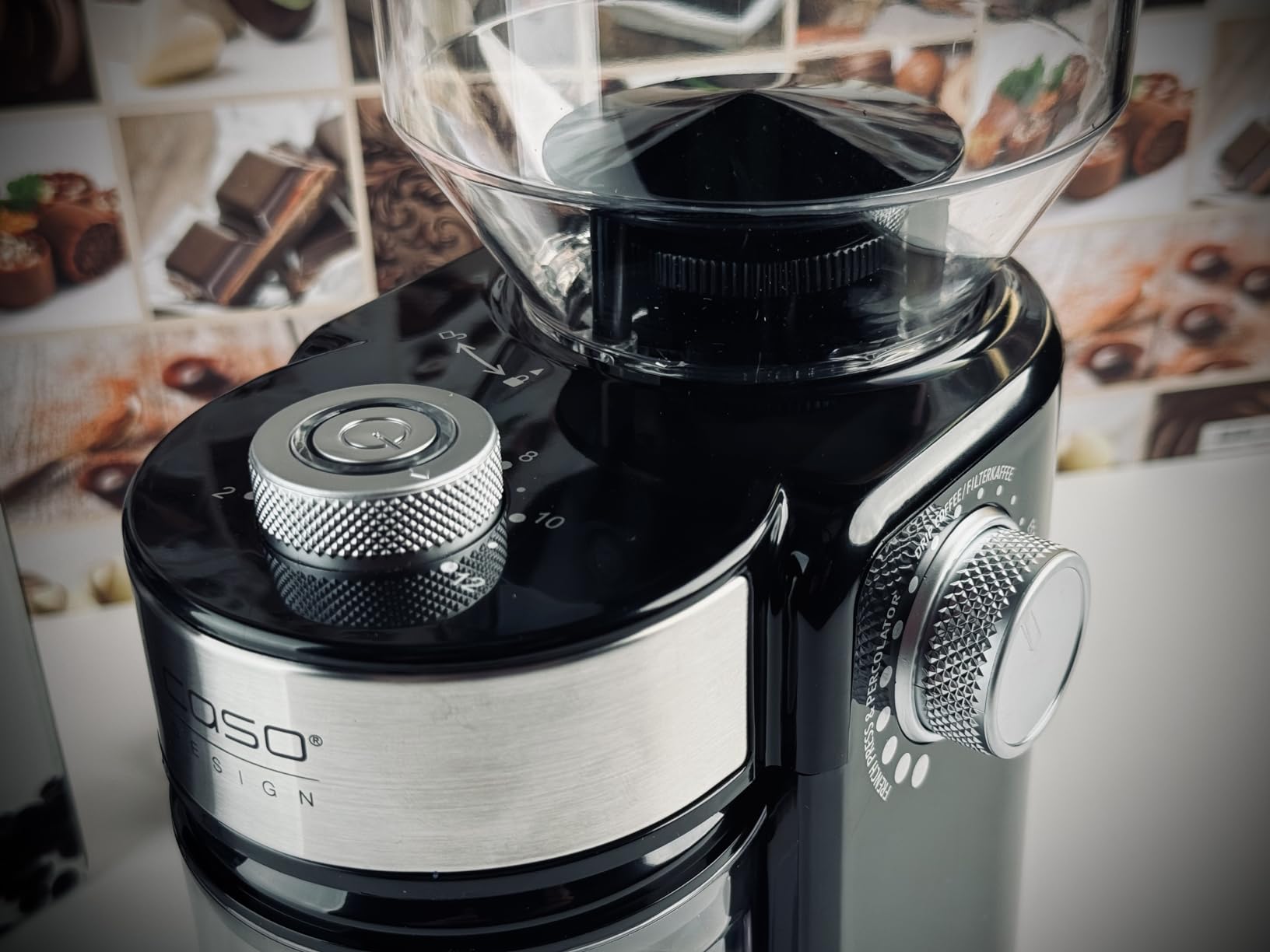CASO Barista Crema Kaffeemühle elektrisch 150 Watt Edelstahl
