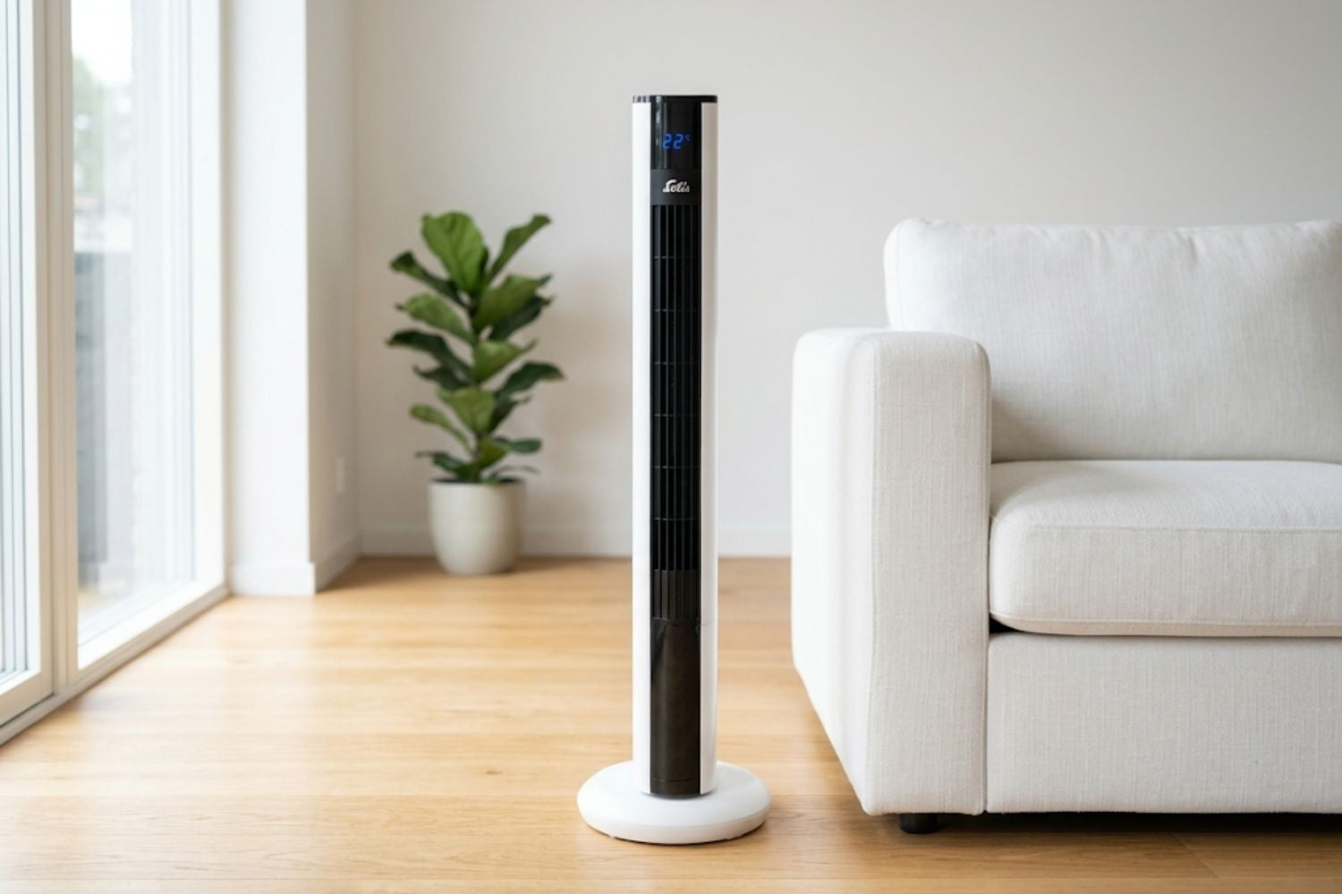 Solis Easy Breezy Turmventilator Weiß Typ 757 50 Watt