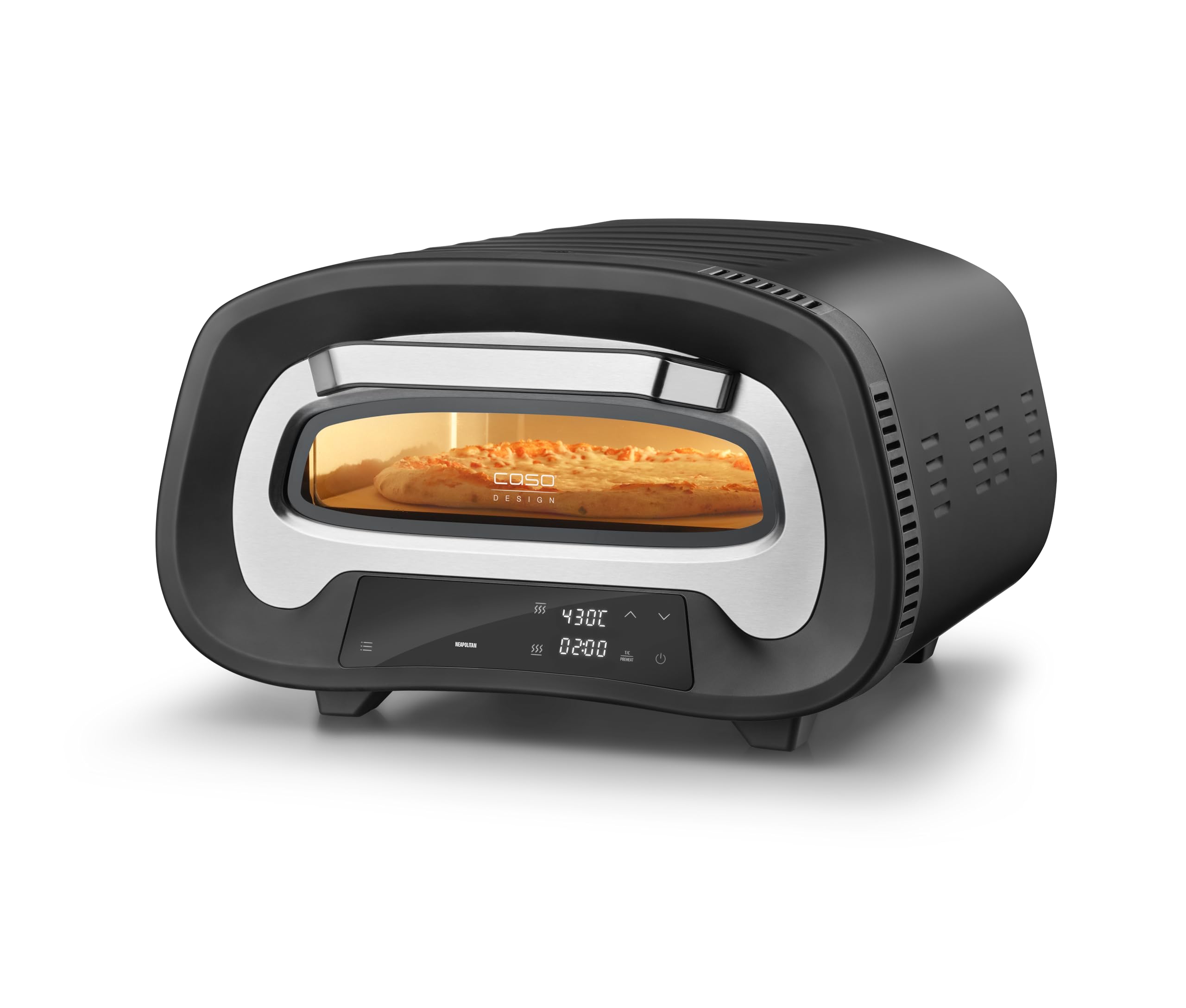CASO PizzaChef 430° Pizzaofen mit Pizzastein 33 cm