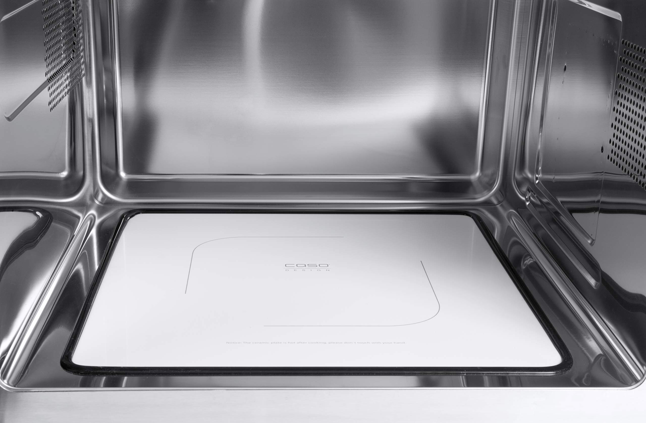 CASO MI 30 Ceramic Mikrowelle 30 L 1000 Watt Edelstahl