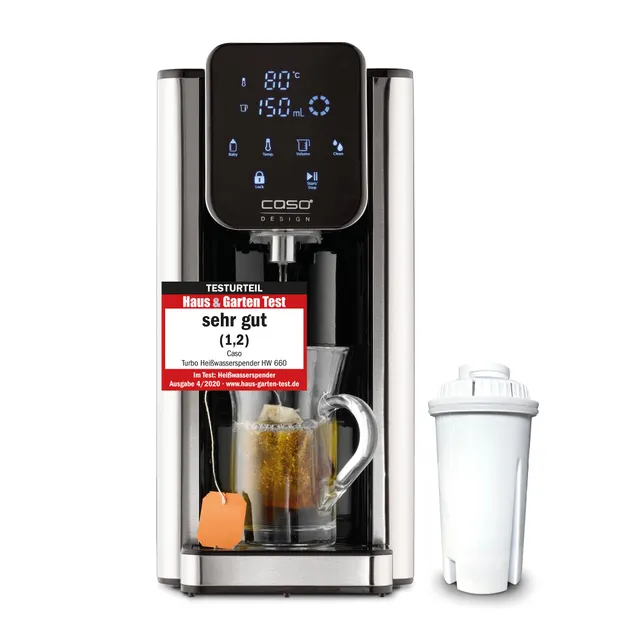 CASO HW 660 Heißwasserspender 2,7 l Schwarz 2600 W