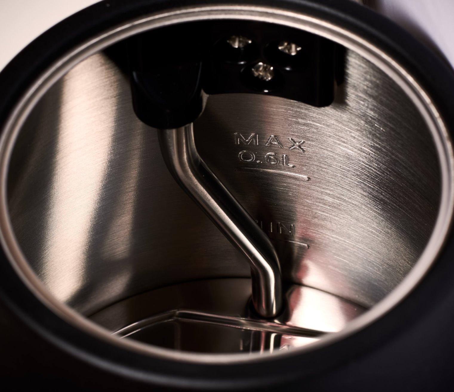 Caso Coffee Classic Kettle Wasserkocher 0,6 L Schwarz Edelstahl