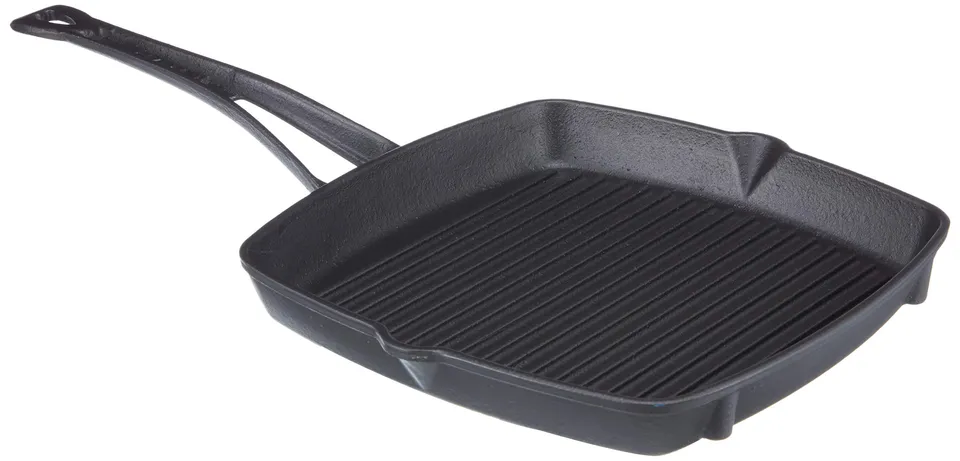 Lava ECO Grillpfanne Gusseisen 10 Zoll schwarz matt
