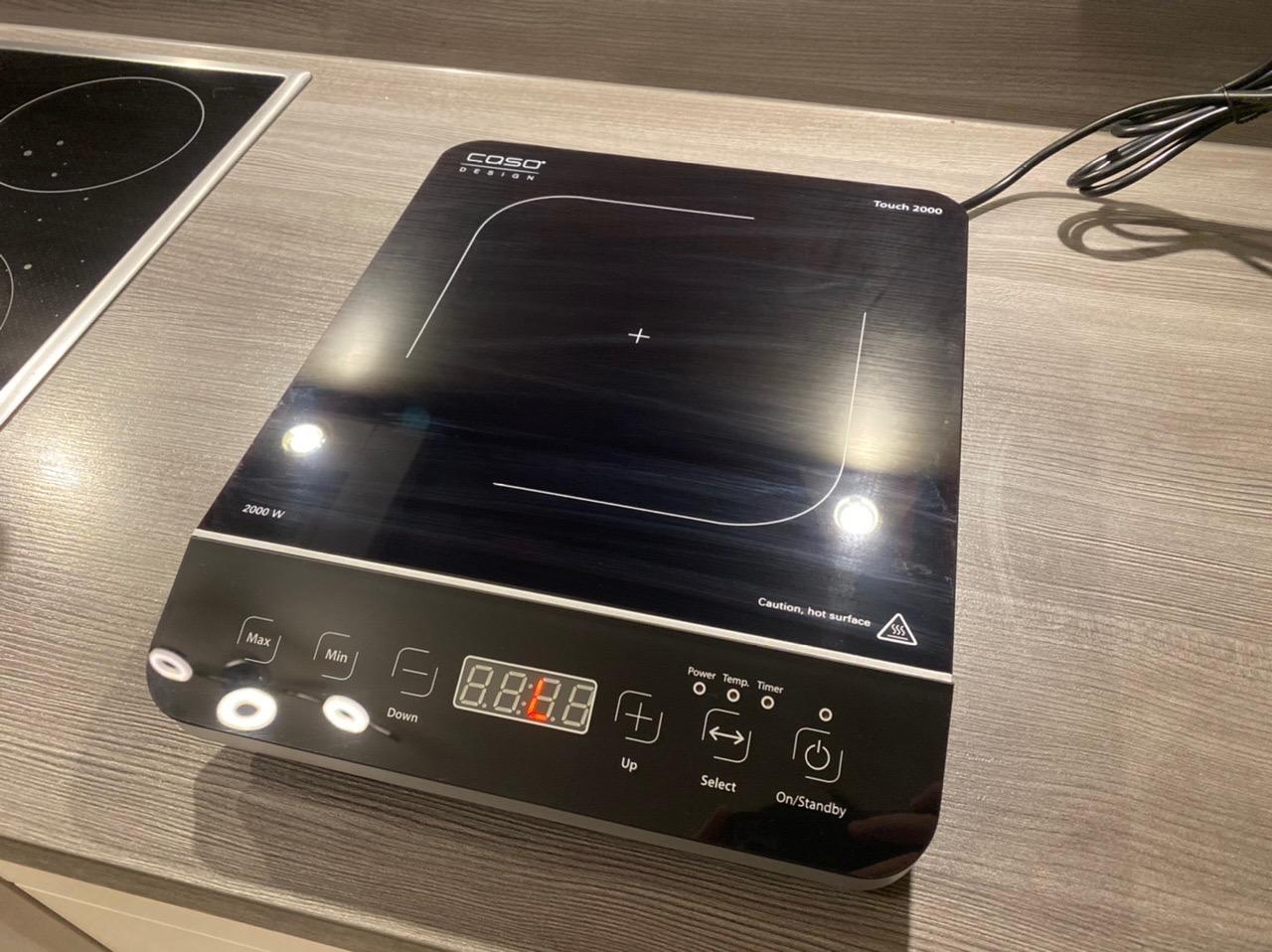 Caso Touch 2000 Einzelinduktionskochfeld 2000W Glaskeramik