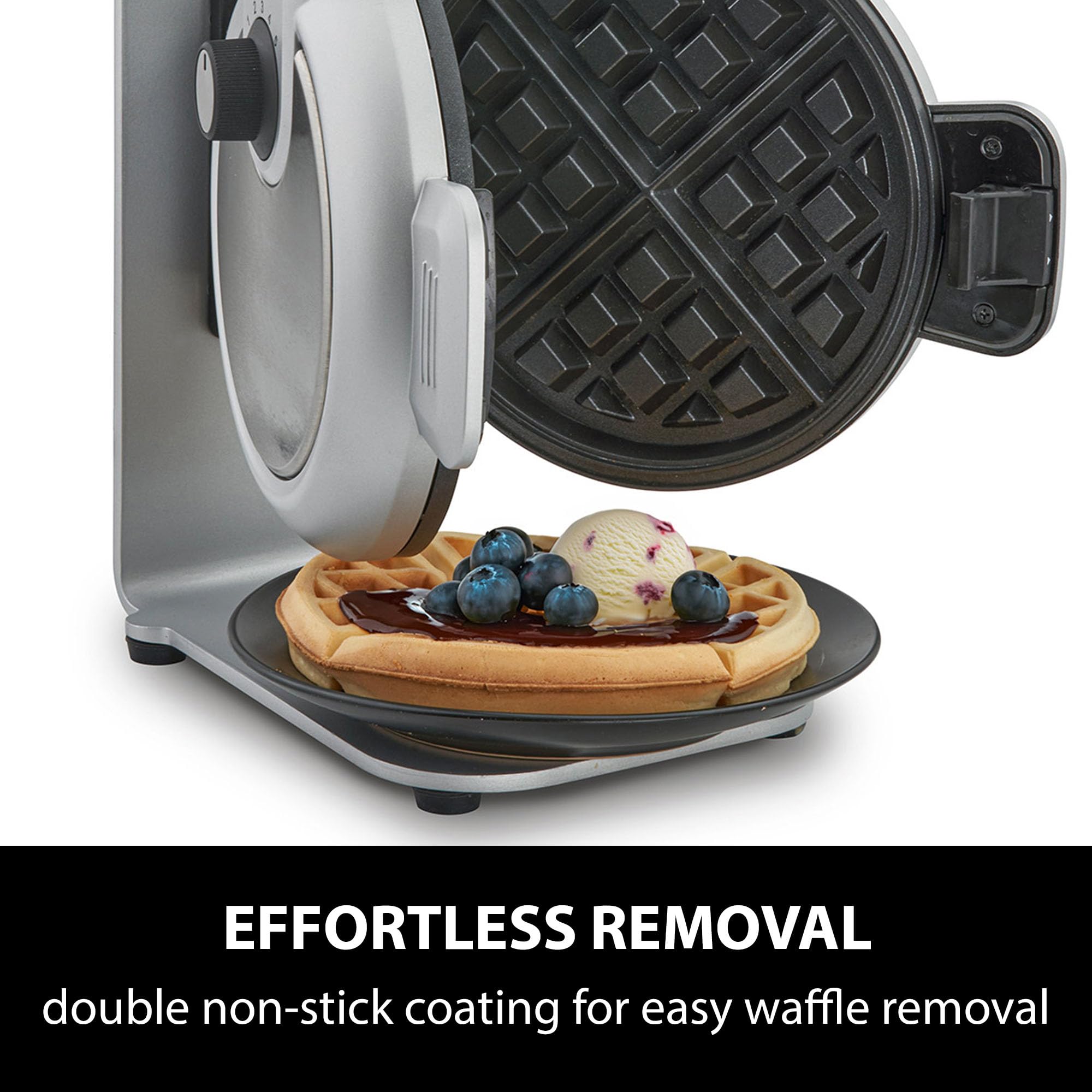 Caso WaffleUp Waffeleisen Belgisch Vertikal 5 Stufen