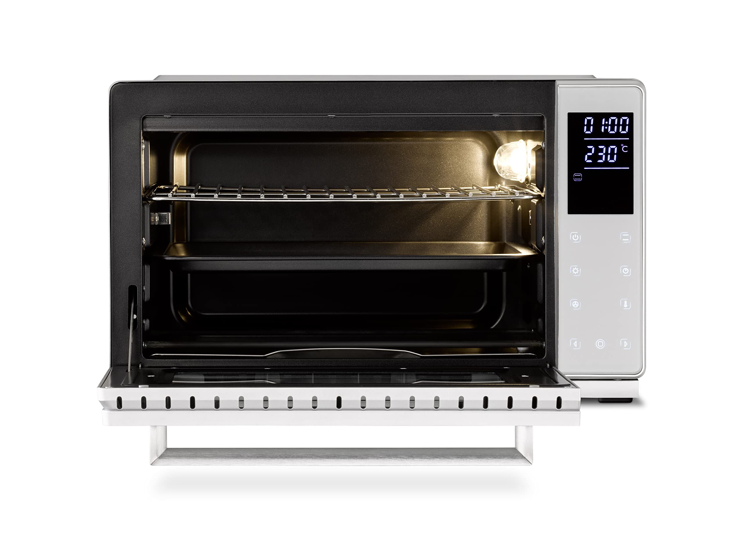 CASO Bake & Style 26 Touch Mini-Backofen 30cm Pizzastein