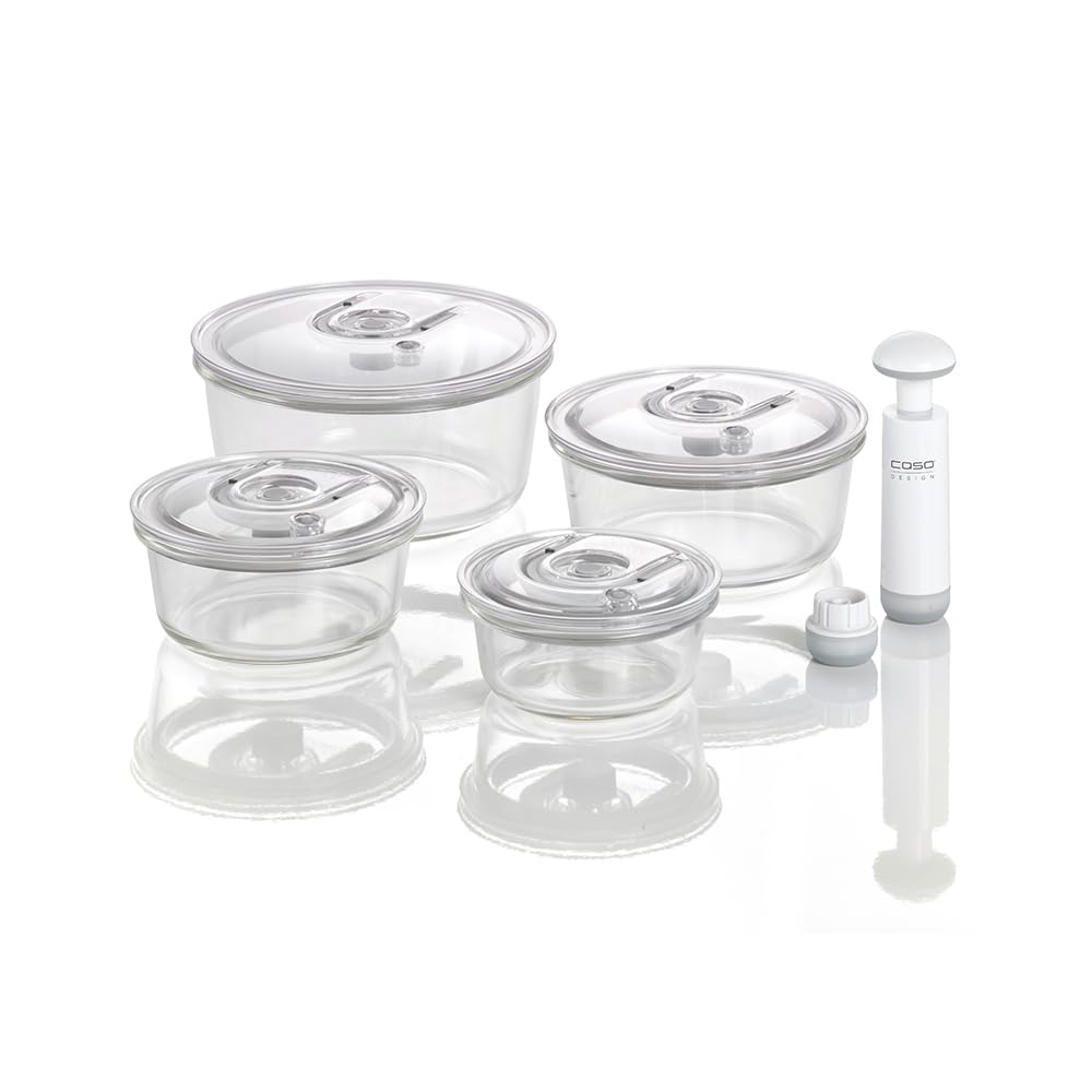 CASO VacuBoxx EM Vakuumbehälter Glas eckig 600 ml