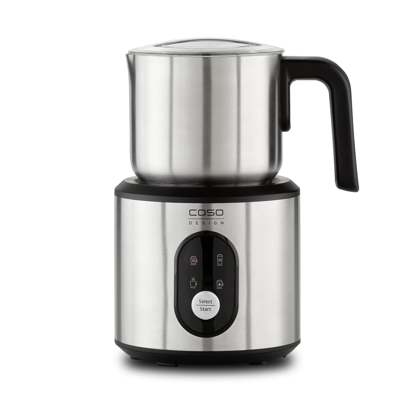 CASO Crema & Choco Inox Milchaufschäumer Edelstahl 350 ml