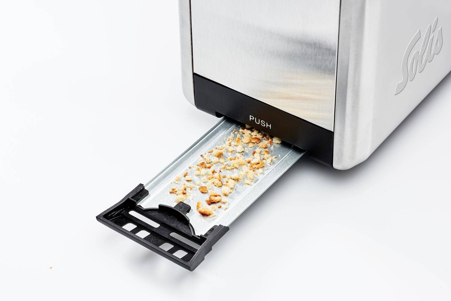 Solis Flex Toaster Steel Toaster Edelstahl 2-Scheiben