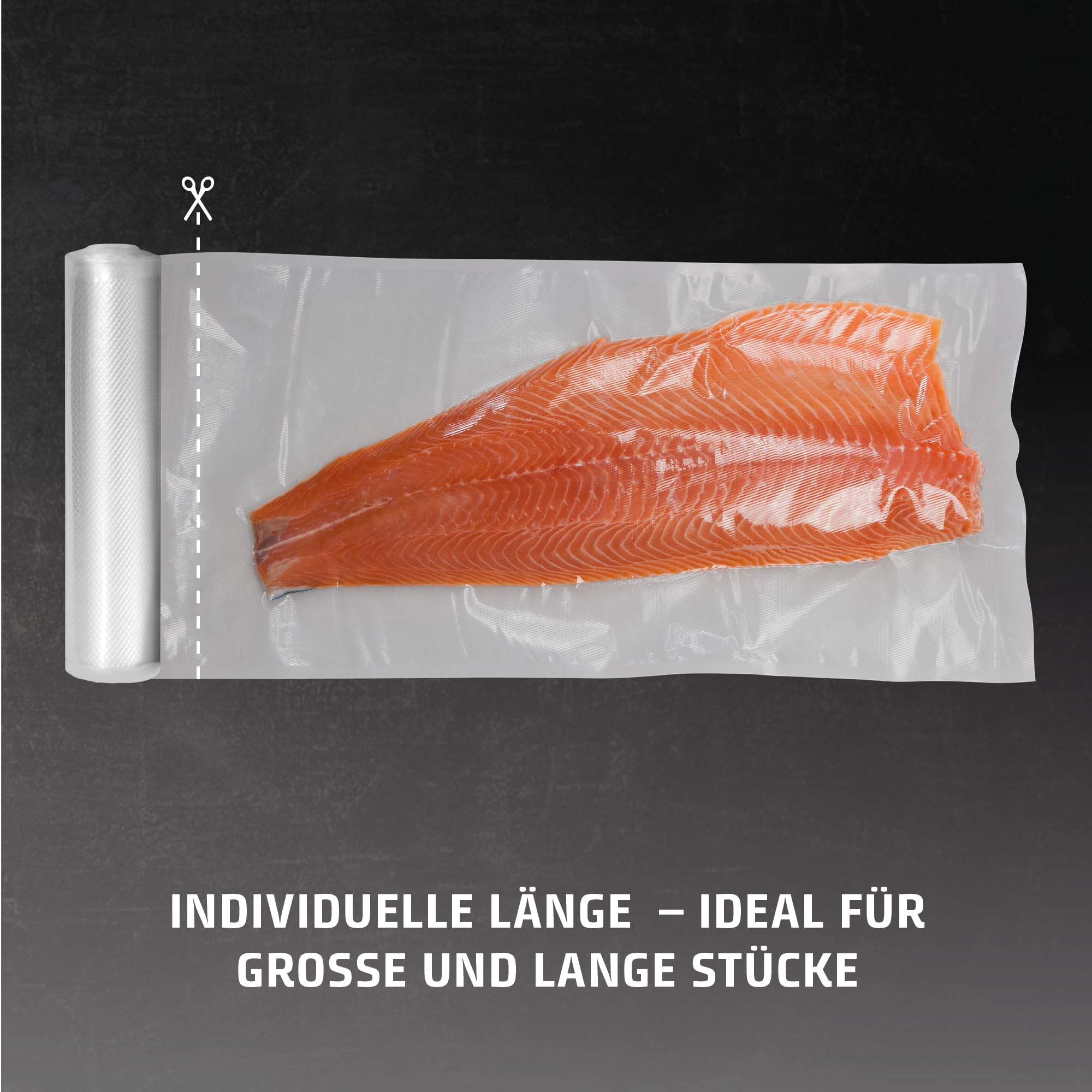 CASO 8 Sterne Folienrollen 20x600 cm 2 Rollen Vakuumrollen