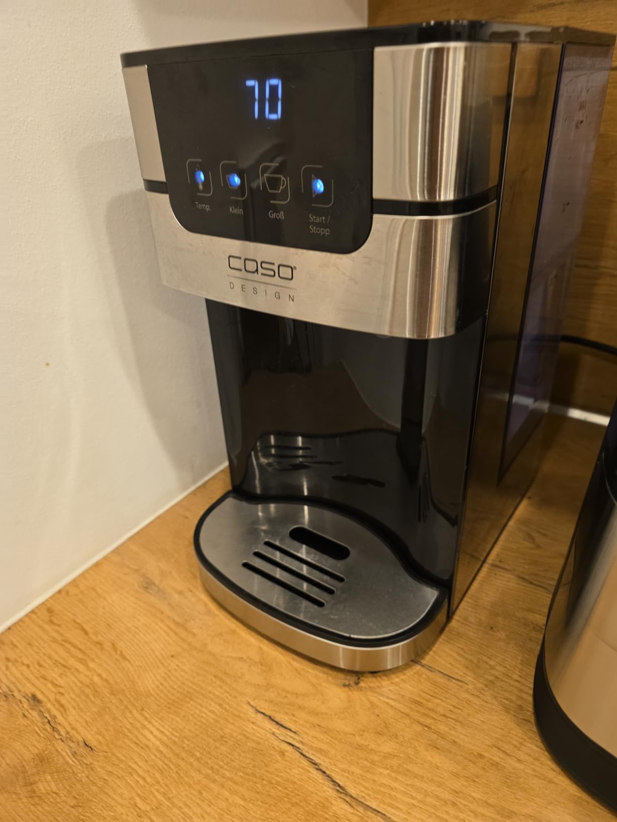 Caso PerfectCup 1000 Pro Heißwasserspender 4 Liter Edelstahl