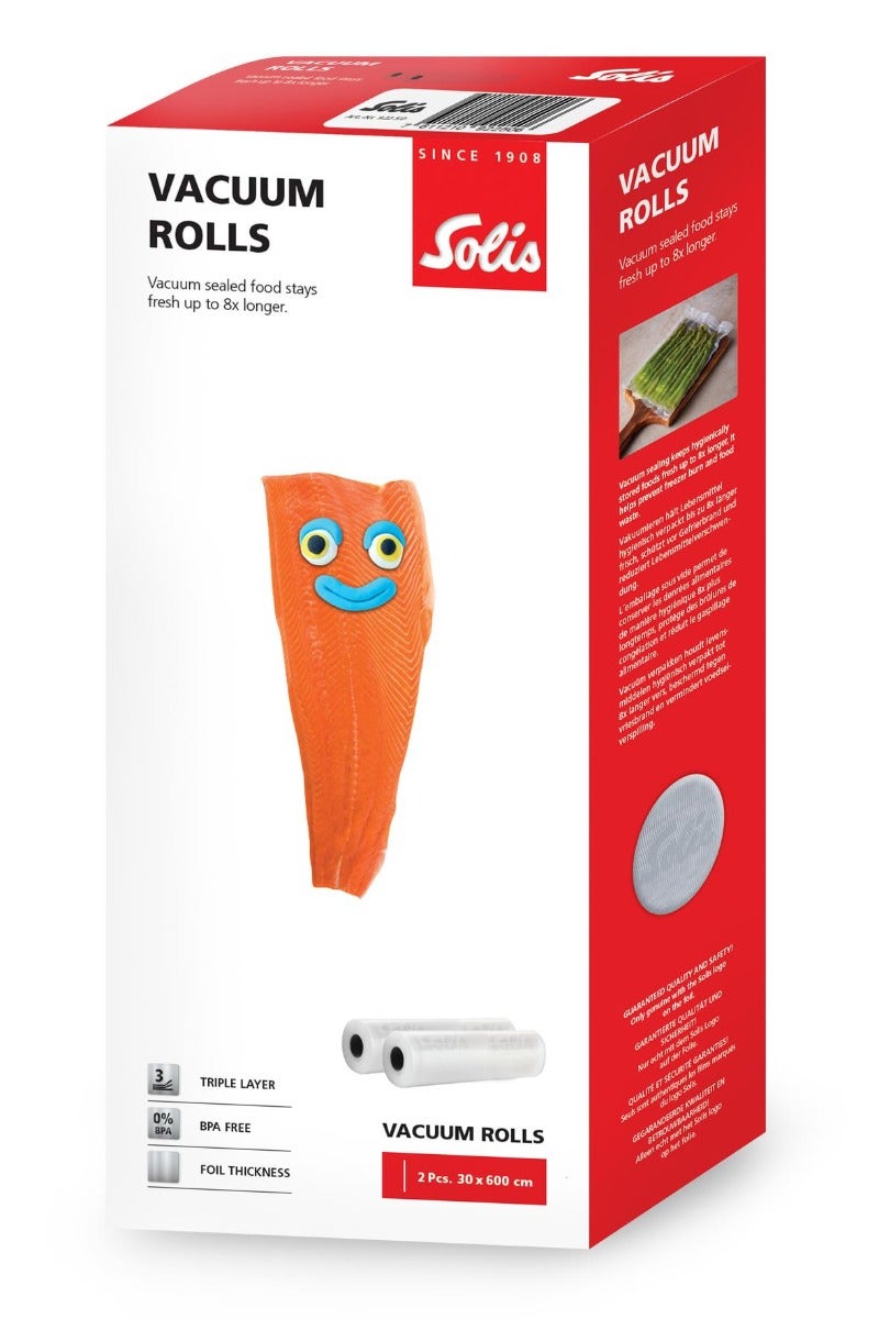 Solis Vac Prestige Vakuumierfolien 30x600cm 2 Rollen