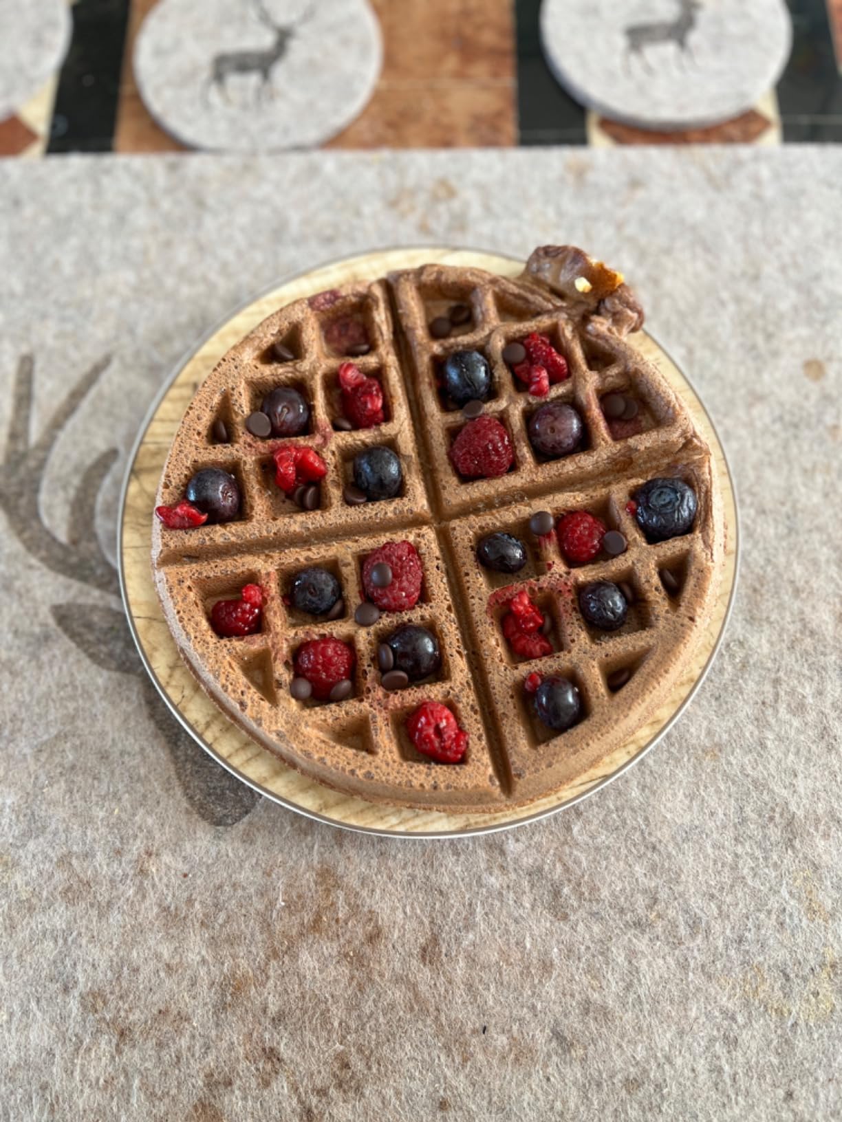 Caso WaffleUp Waffeleisen Belgisch Vertikal 5 Stufen