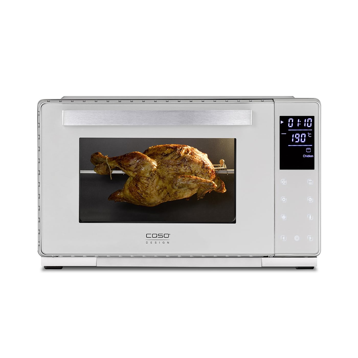 CASO Bake & Style 26 Touch Mini-Backofen 30cm Pizzastein