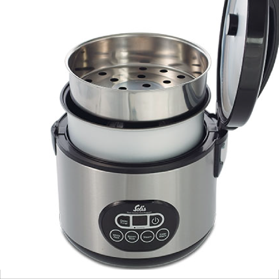 Solis Rice Cooker Duo Program Reiskocher 1,2L Dampfgarer