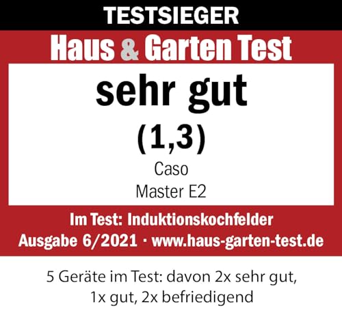 CASO Master E2 Induktionskochfeld 2 Zonen 3500 W