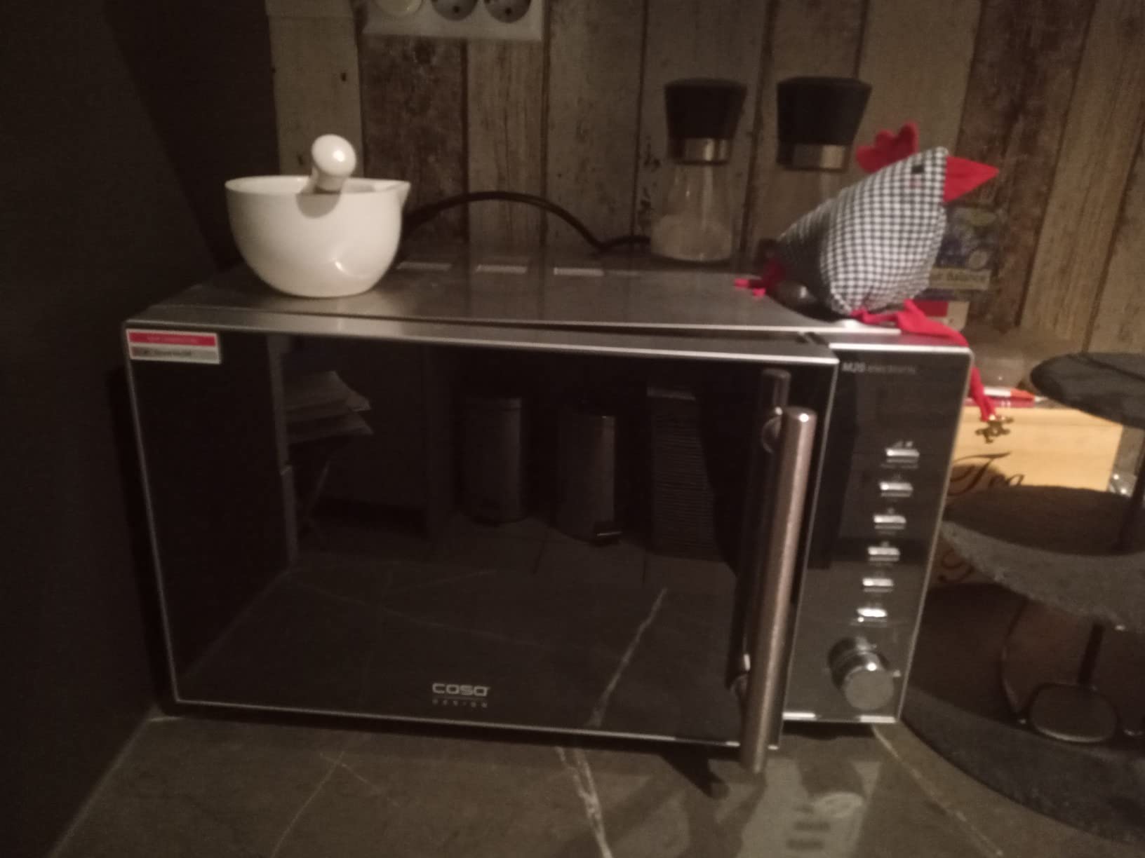 CASO M 20 Electronic Mikrowelle 20L 800W Edelstahl